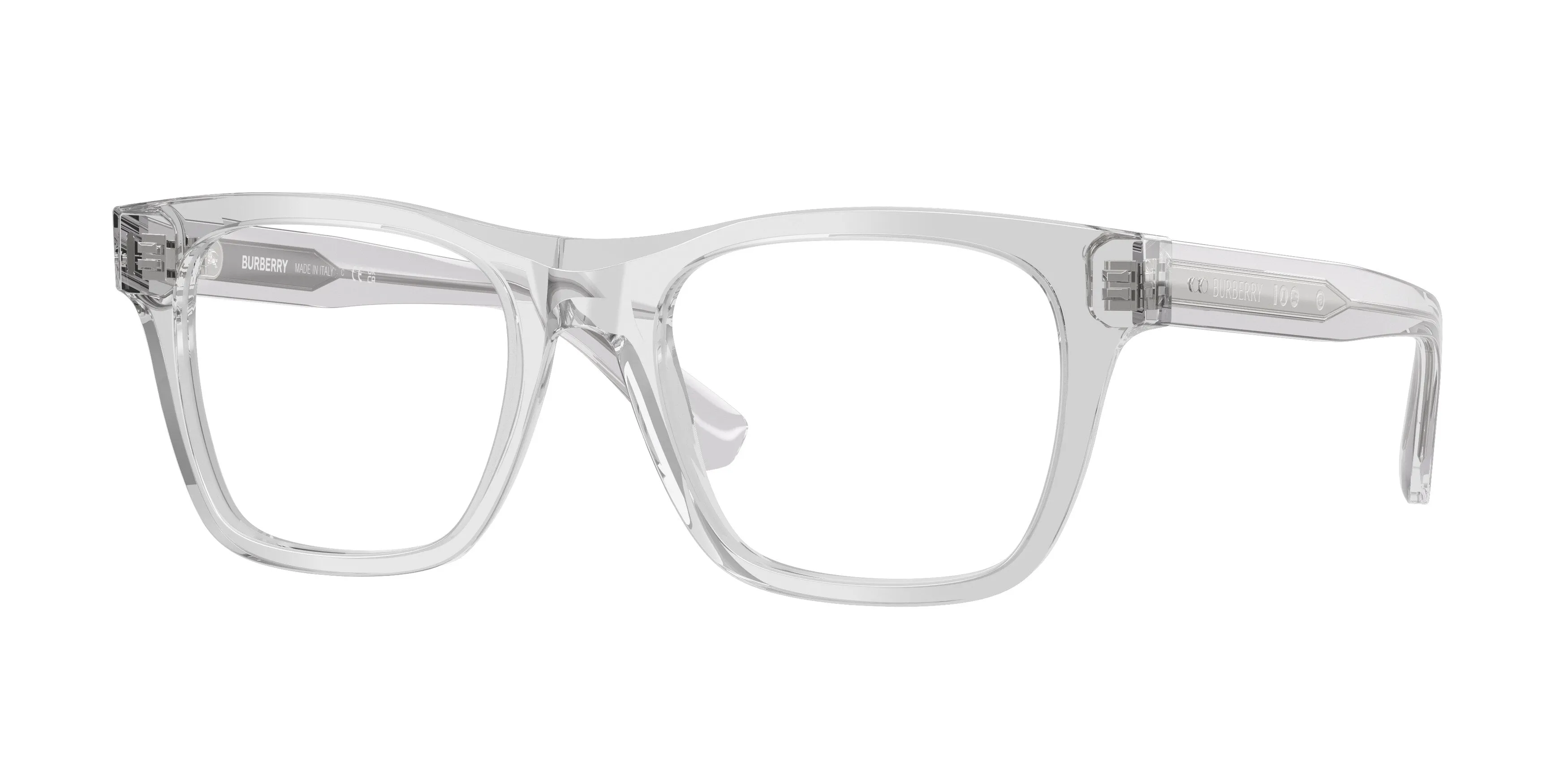Burberry BE2445 4210 Montature da vista Acetato Grigio Squadrata Normale - immagine 1