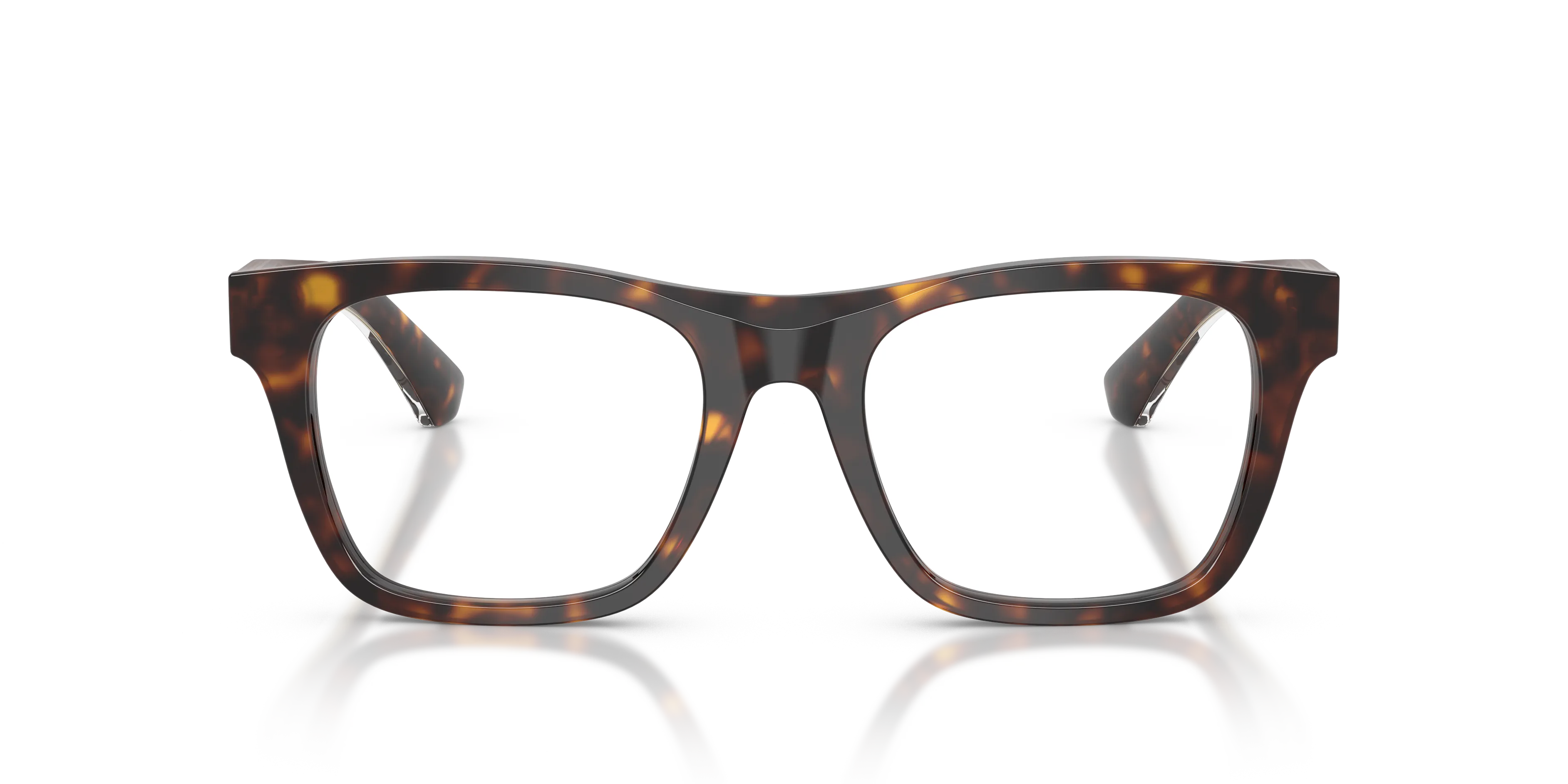 Burberry BE2445 4205 Montature da vista Acetato Marrone Squadrata Normale - immagine 3
