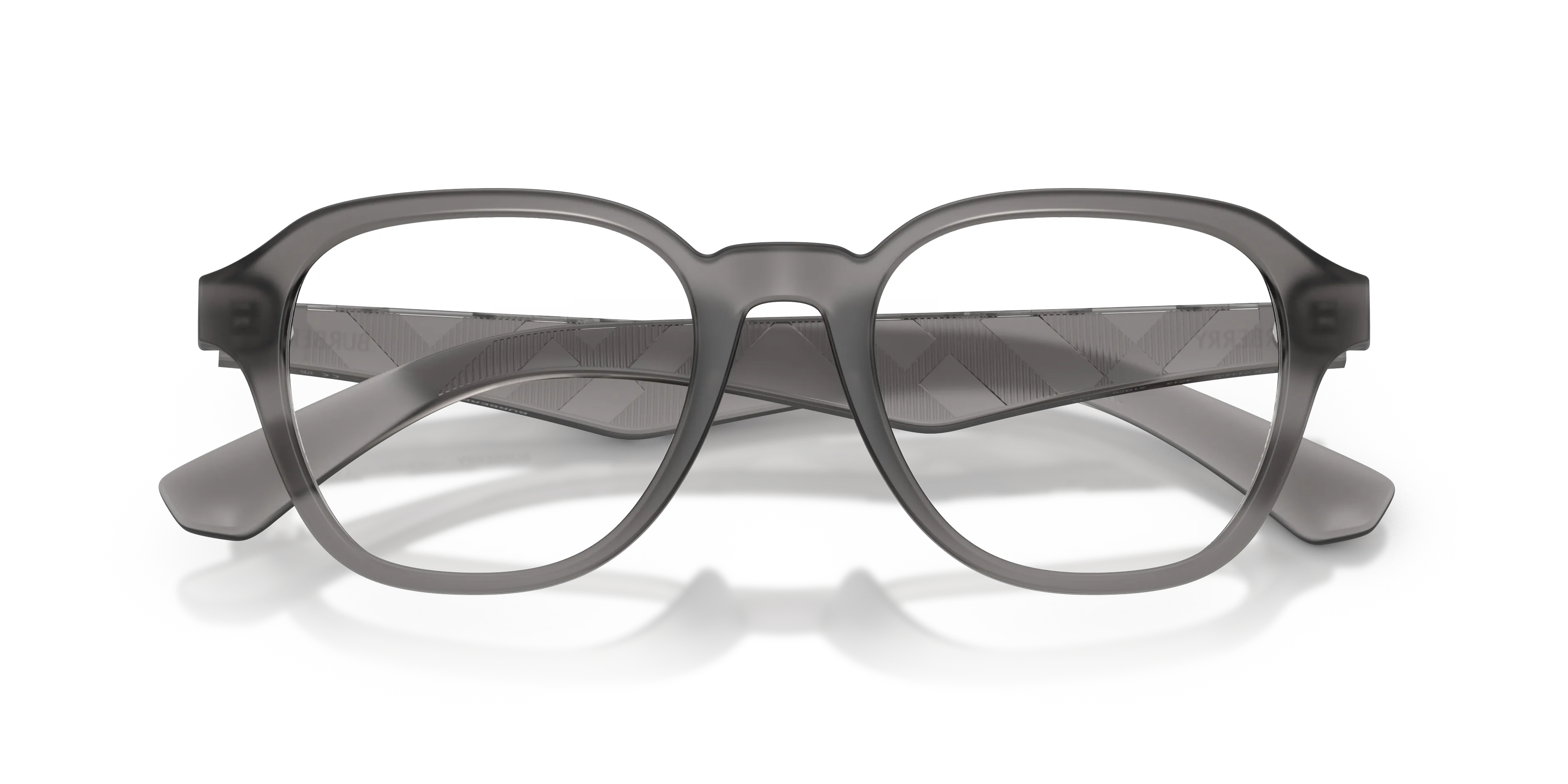 Burberry BE2444U 4213 Montature da vista Iniettato Grigio Pantos Normale - immagine 2