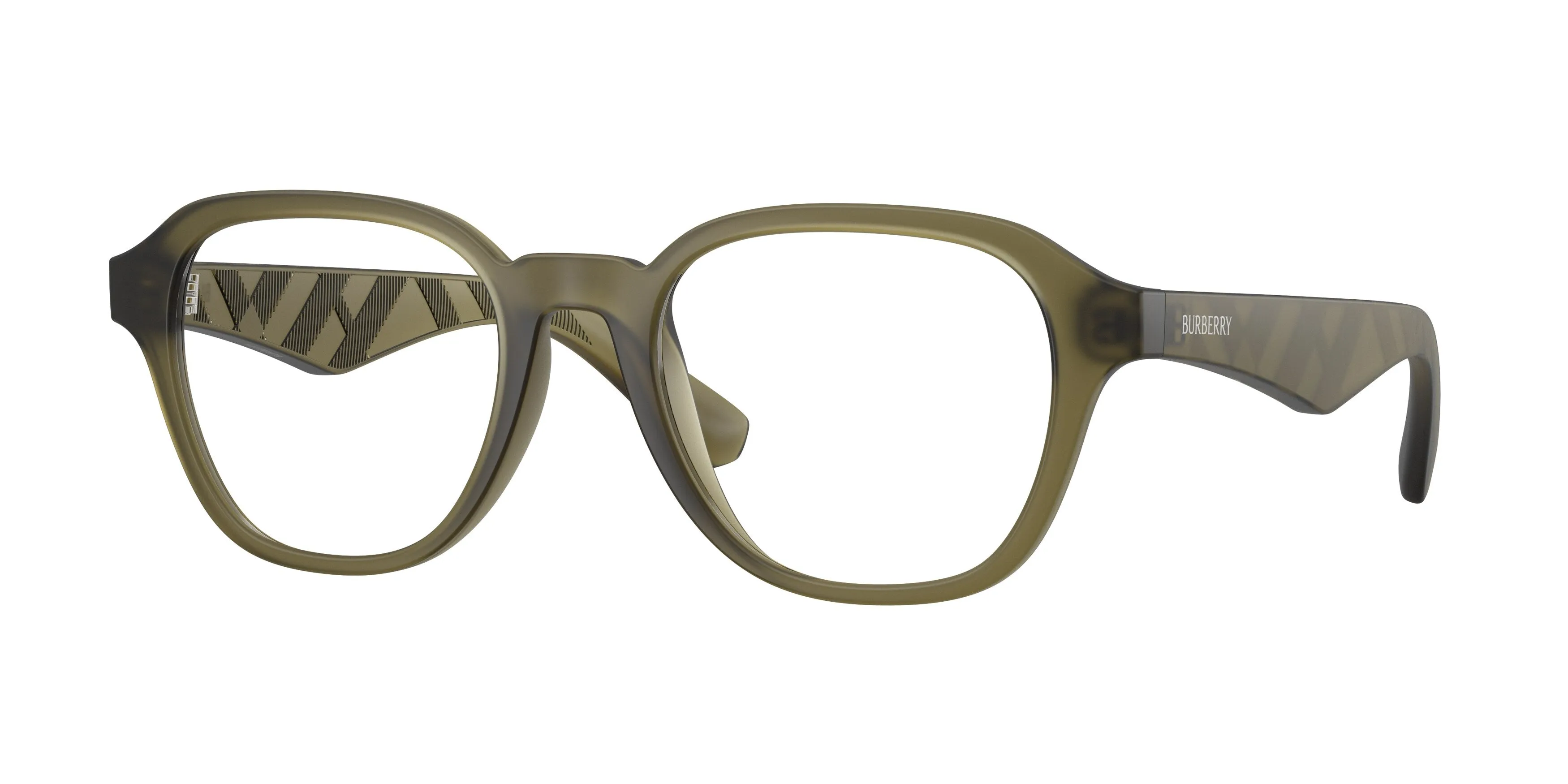 Burberry BE2444U 4212 Montature da vista Iniettato Verde Pantos Normale - immagine 1