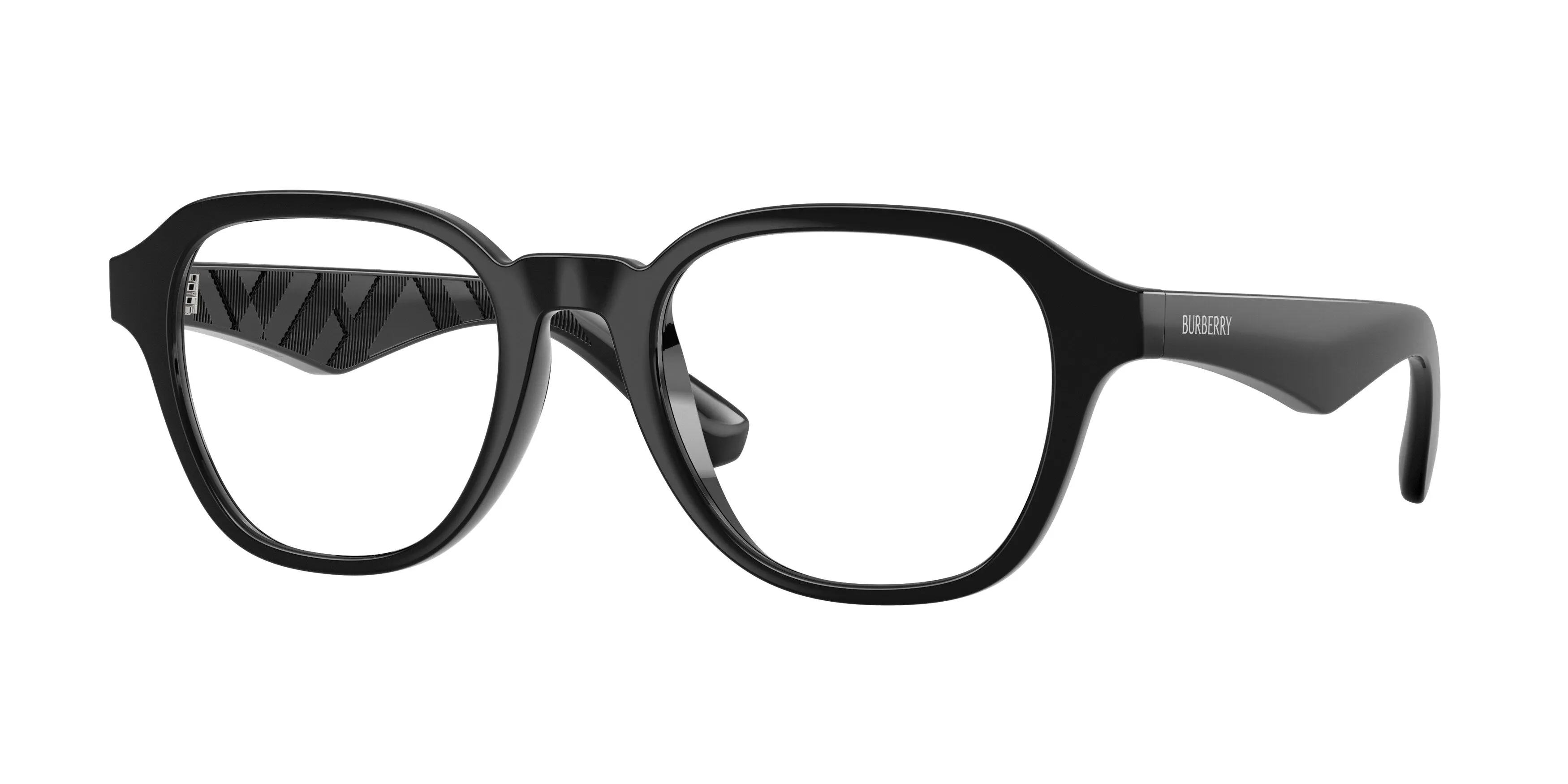 Burberry BE2444U 3001 Montature da vista Iniettato Nero Pantos Normale - immagine 1