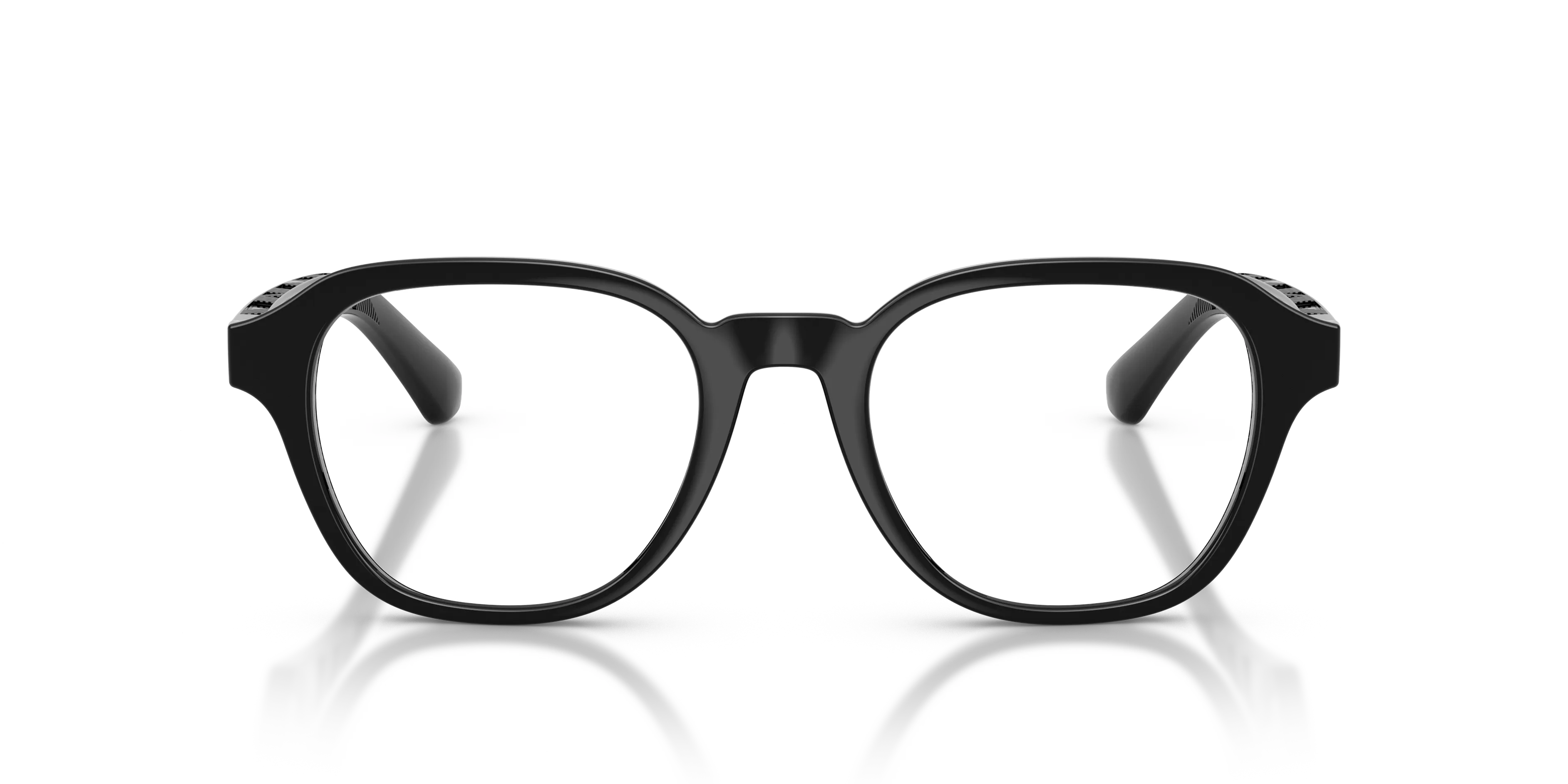 Burberry BE2444U 3001 Montature da vista Iniettato Nero Pantos Normale - immagine 3