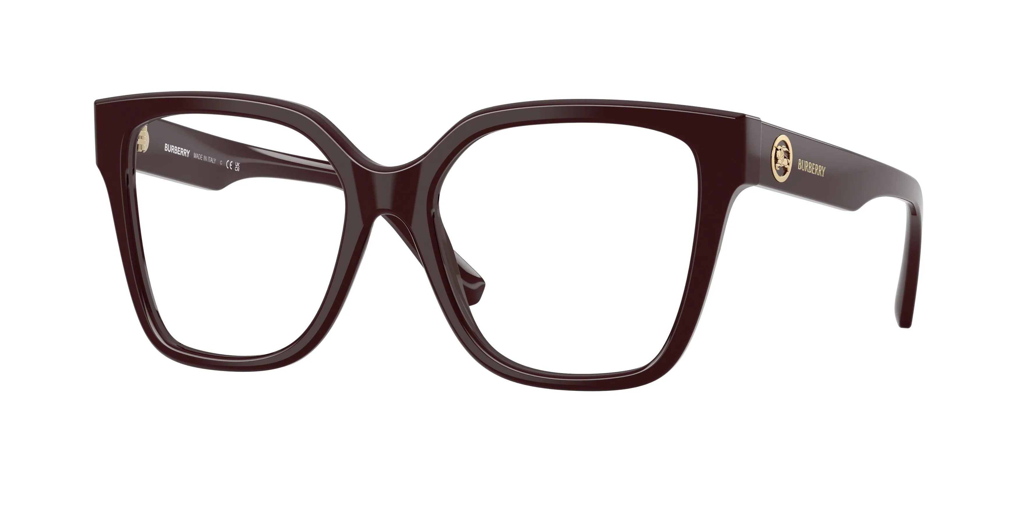 Burberry BE2443 4204 Montature da vista Acetato Rosso Squadrata Normale - immagine 1
