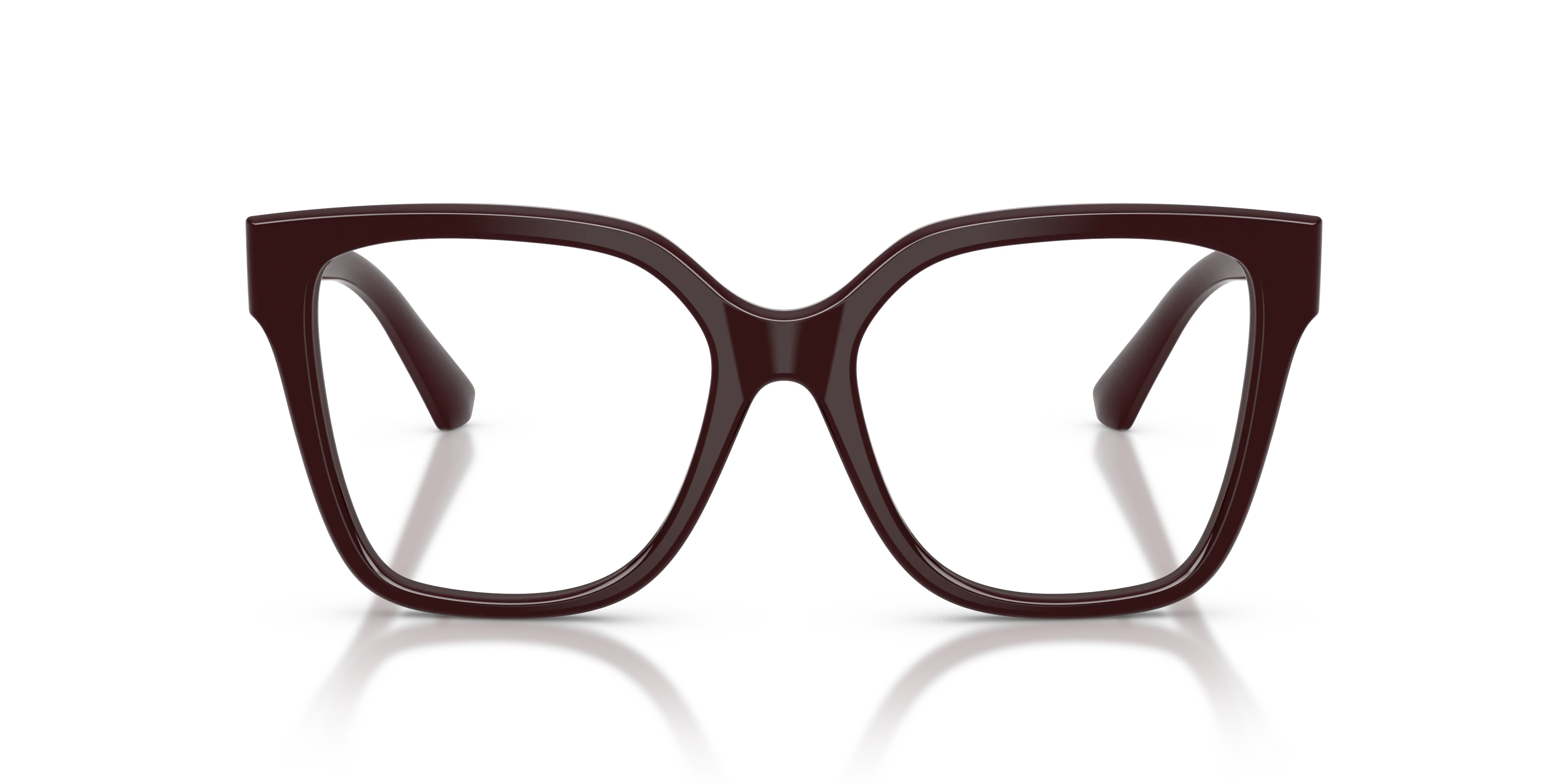 Burberry BE2443 4204 Montature da vista Acetato Rosso Squadrata Normale - immagine 3