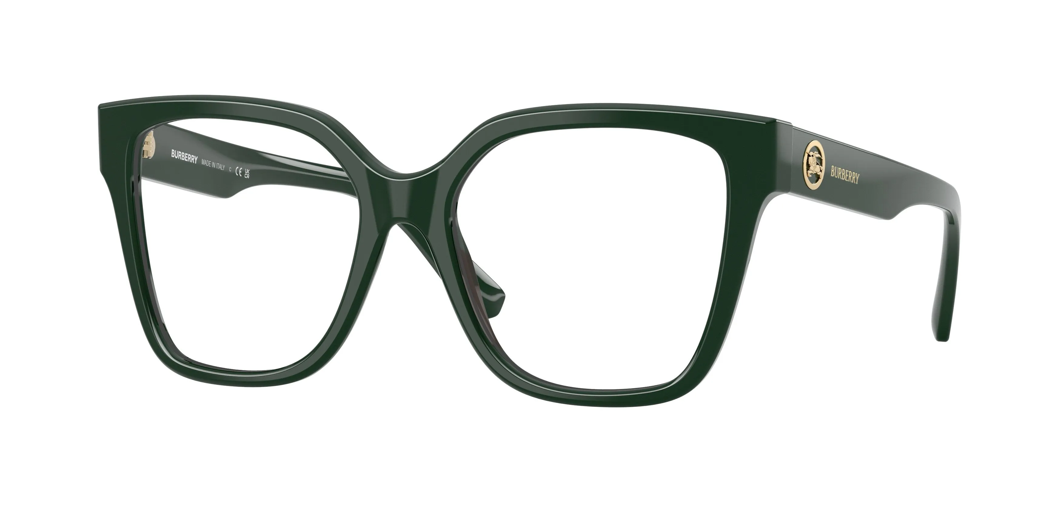 Burberry BE2443 4203 Montature da vista Acetato Verde Squadrata Normale - immagine 1