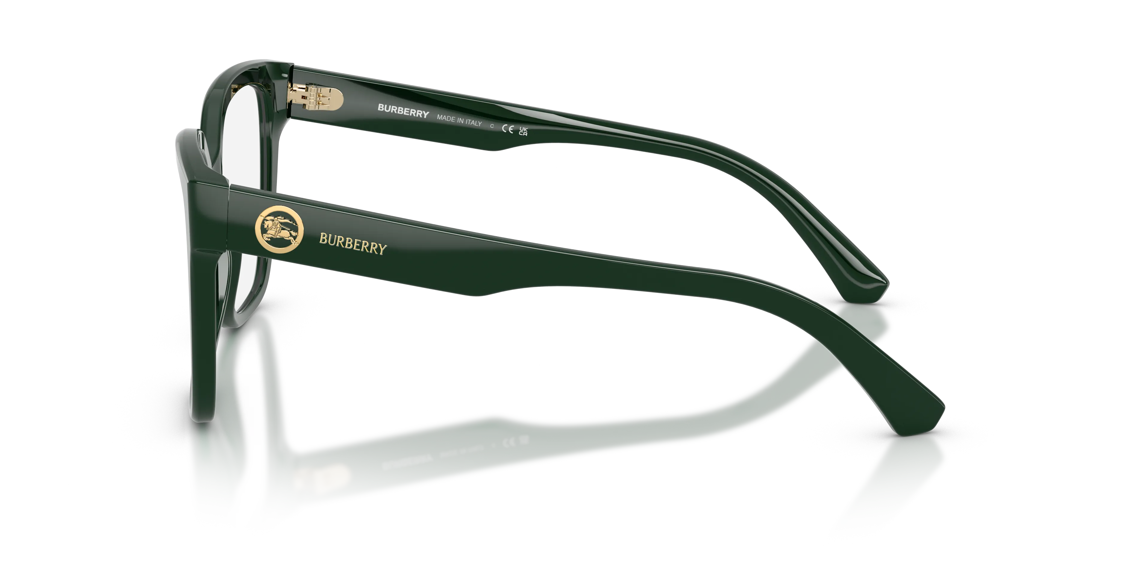 Burberry BE2443 4203 Montature da vista Acetato Verde Squadrata Normale - immagine 4