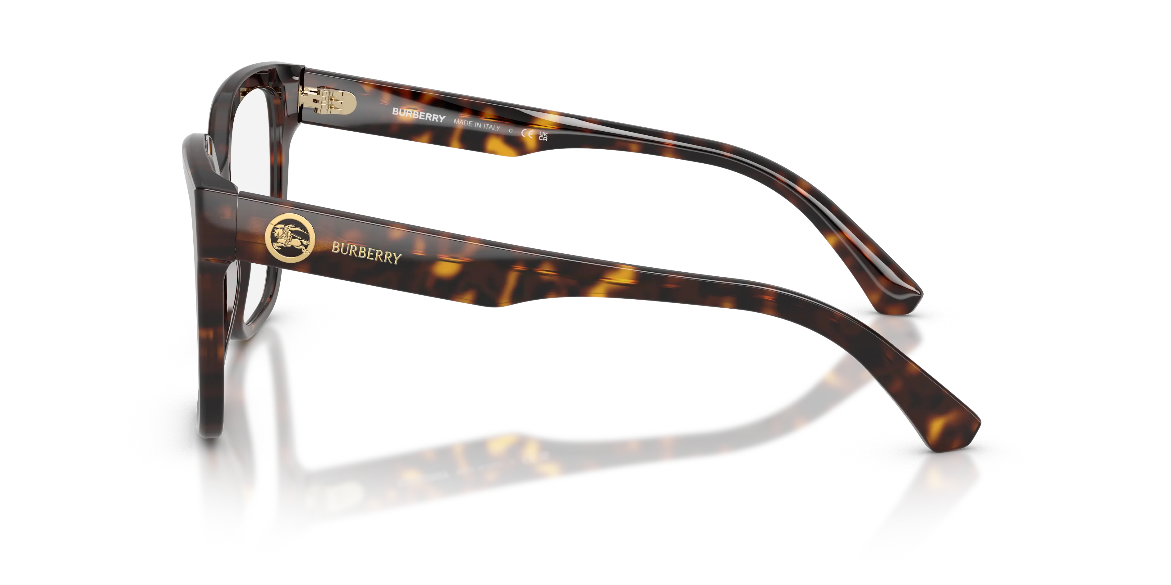 Burberry BE2443 3002 Montature da vista Acetato Marrone Squadrata Normale - immagine 4
