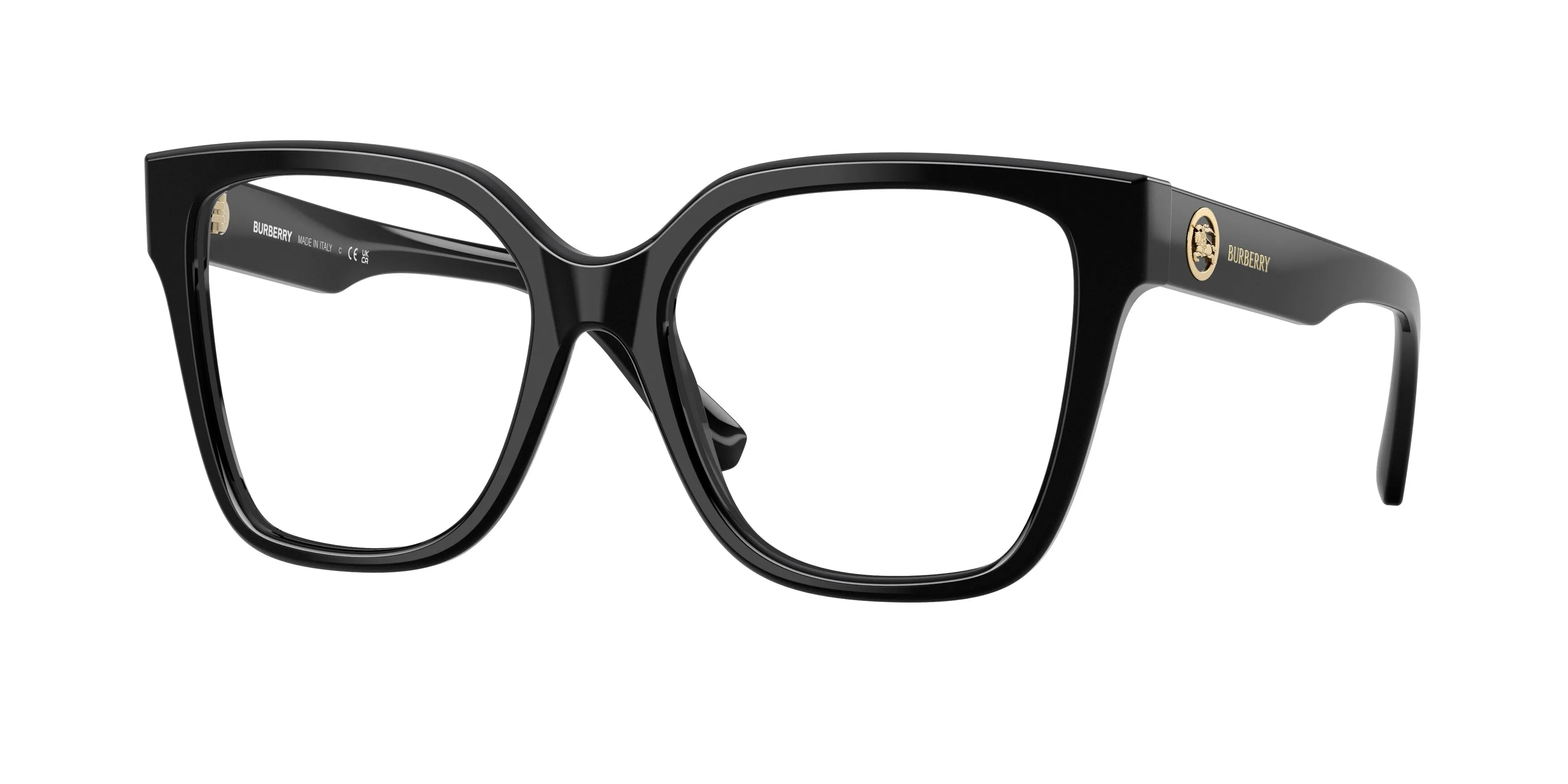 Burberry BE2443 3001 Montature da vista Acetato Nero Squadrata Normale - immagine 1