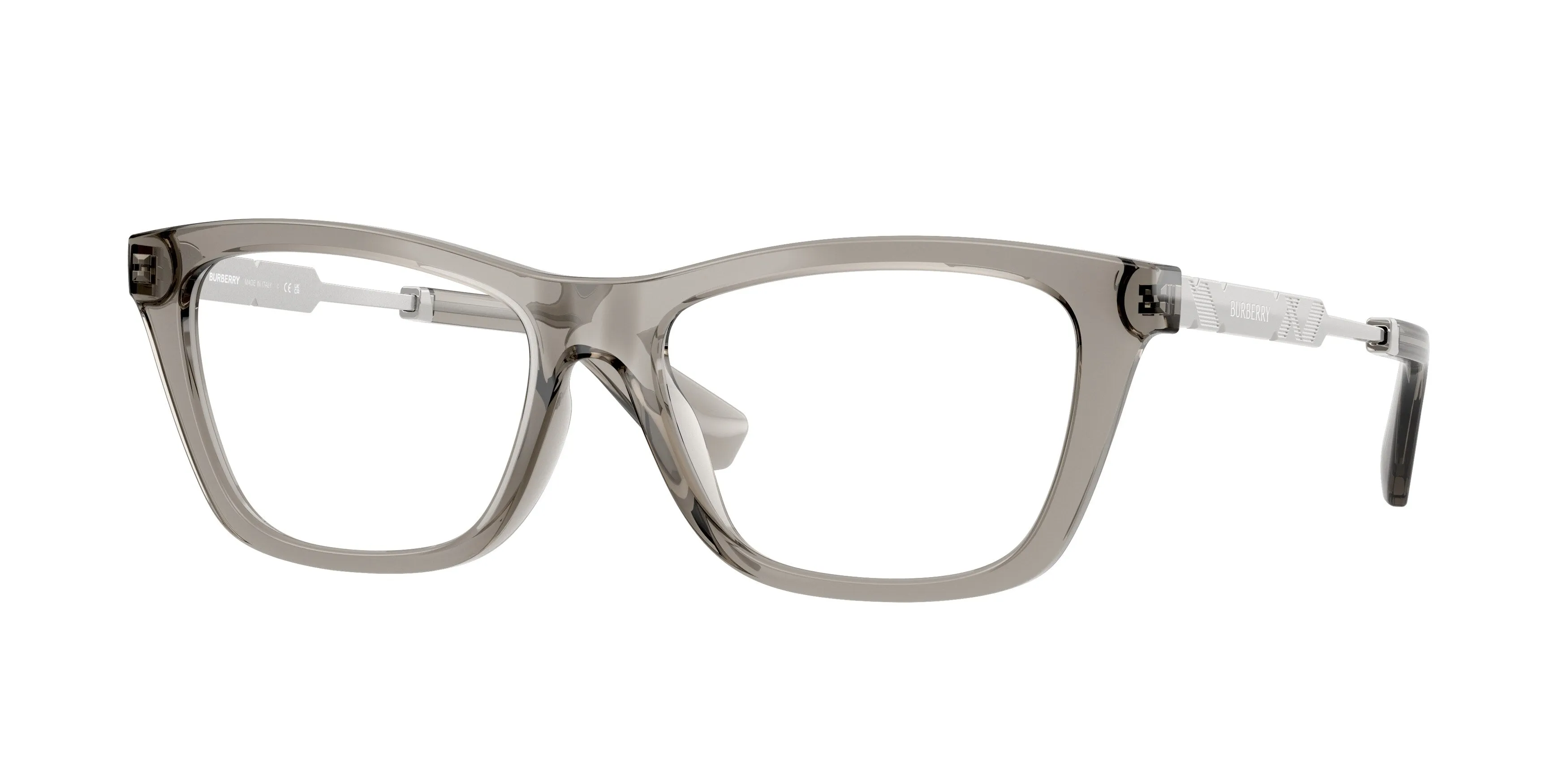 Burberry BE2442U 4197 Montature da vista Iniettato Grigio Squadrata Normale - immagine 1