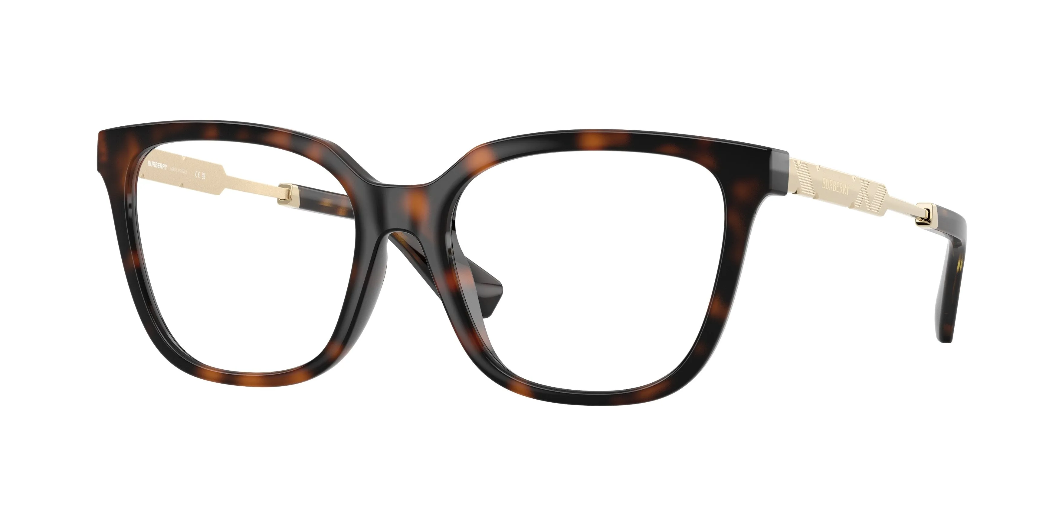Burberry BE2441U 3002 Montature da vista Iniettato Marrone Squadrata Normale - immagine 1