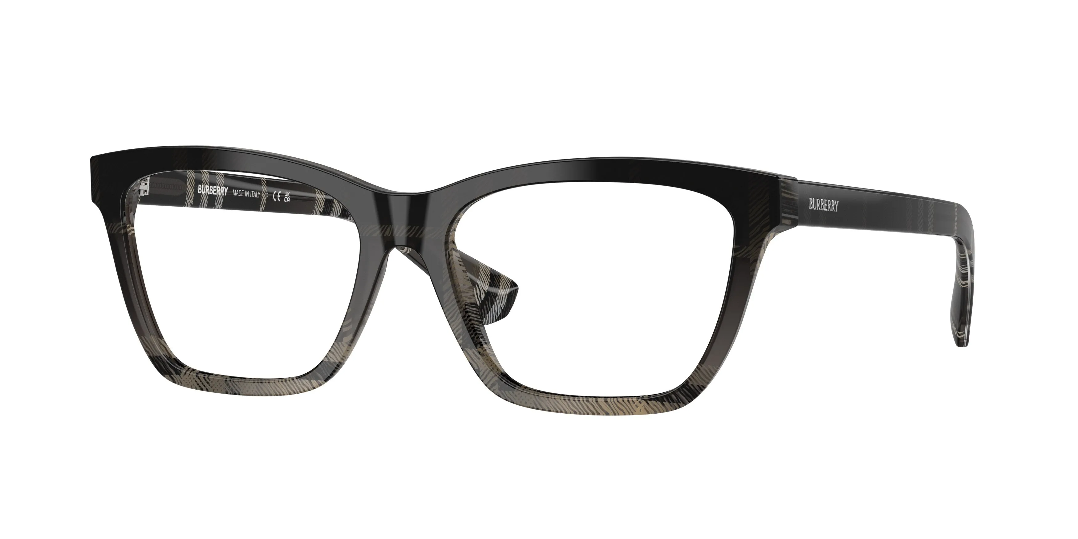 Burberry BE2440 4200 Montature da vista Acetato Grigio Squadrata Normale - immagine 1