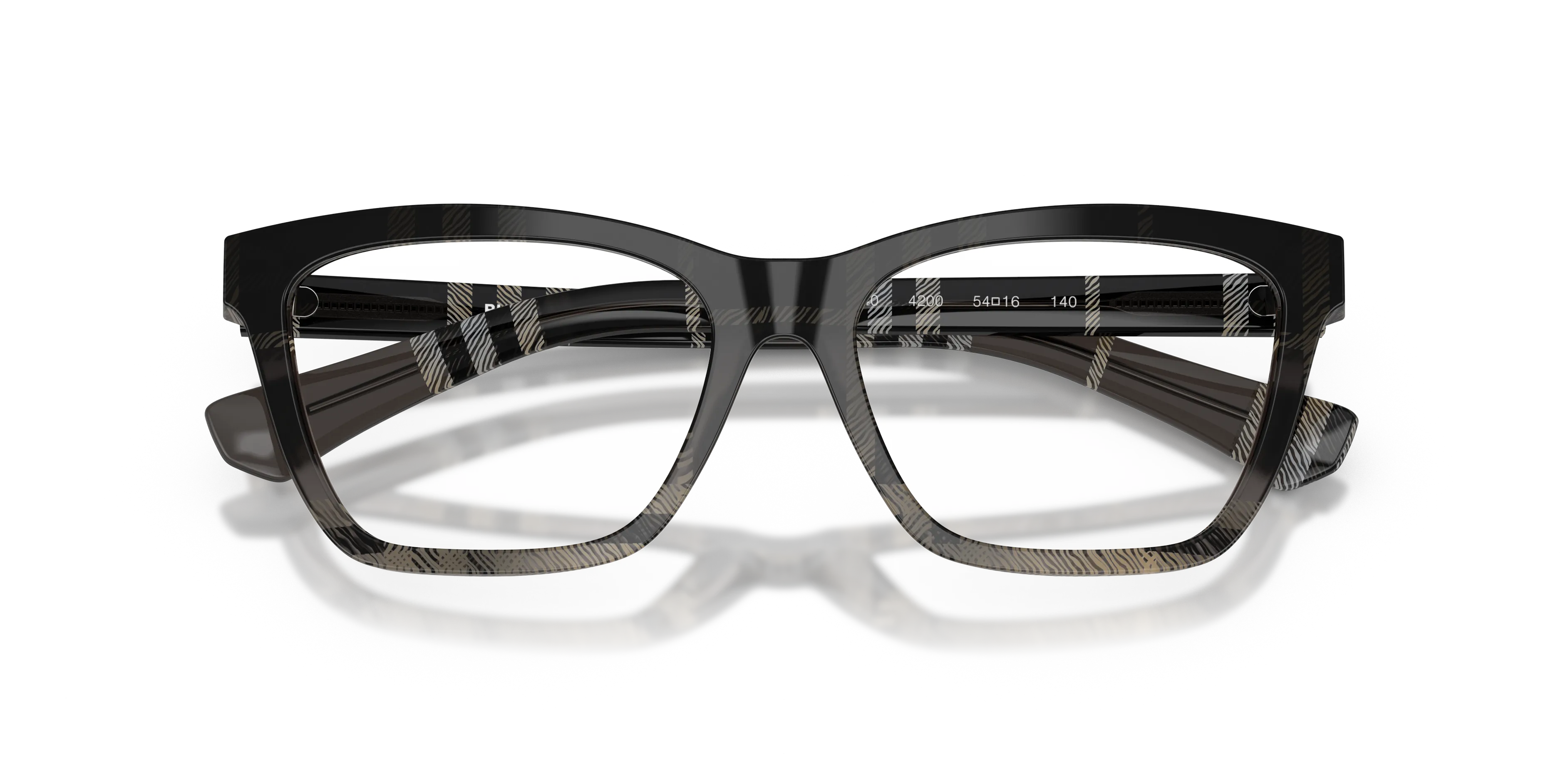 Burberry BE2440 4200 Montature da vista Acetato Grigio Squadrata Normale - immagine 2
