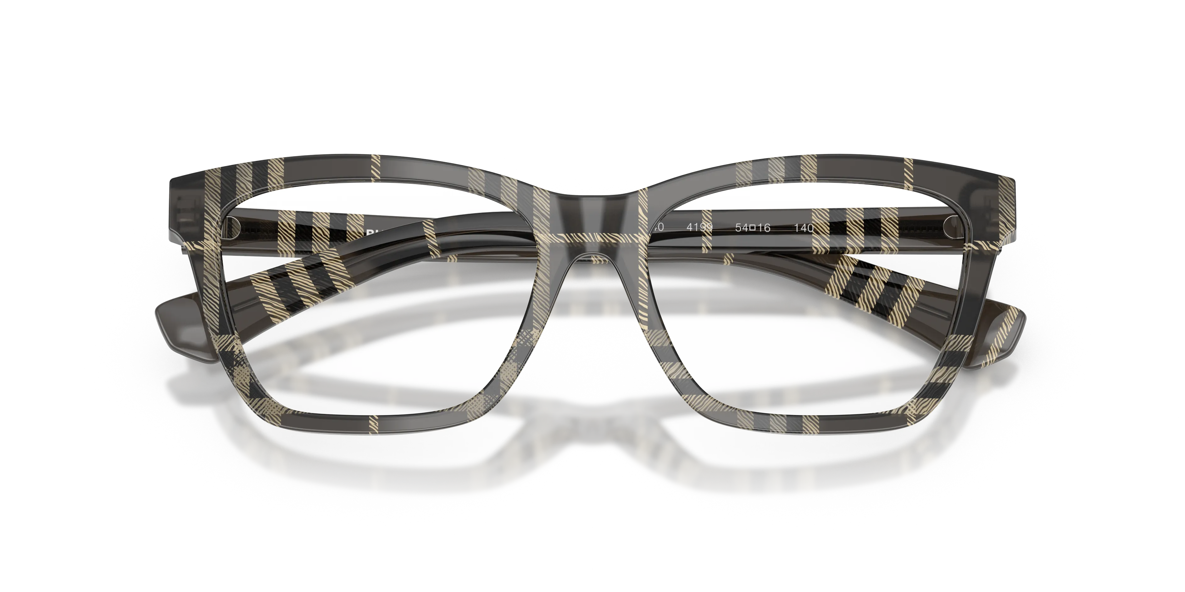 Burberry BE2440 4199 Montature da vista Acetato Grigio Squadrata Normale - immagine 2