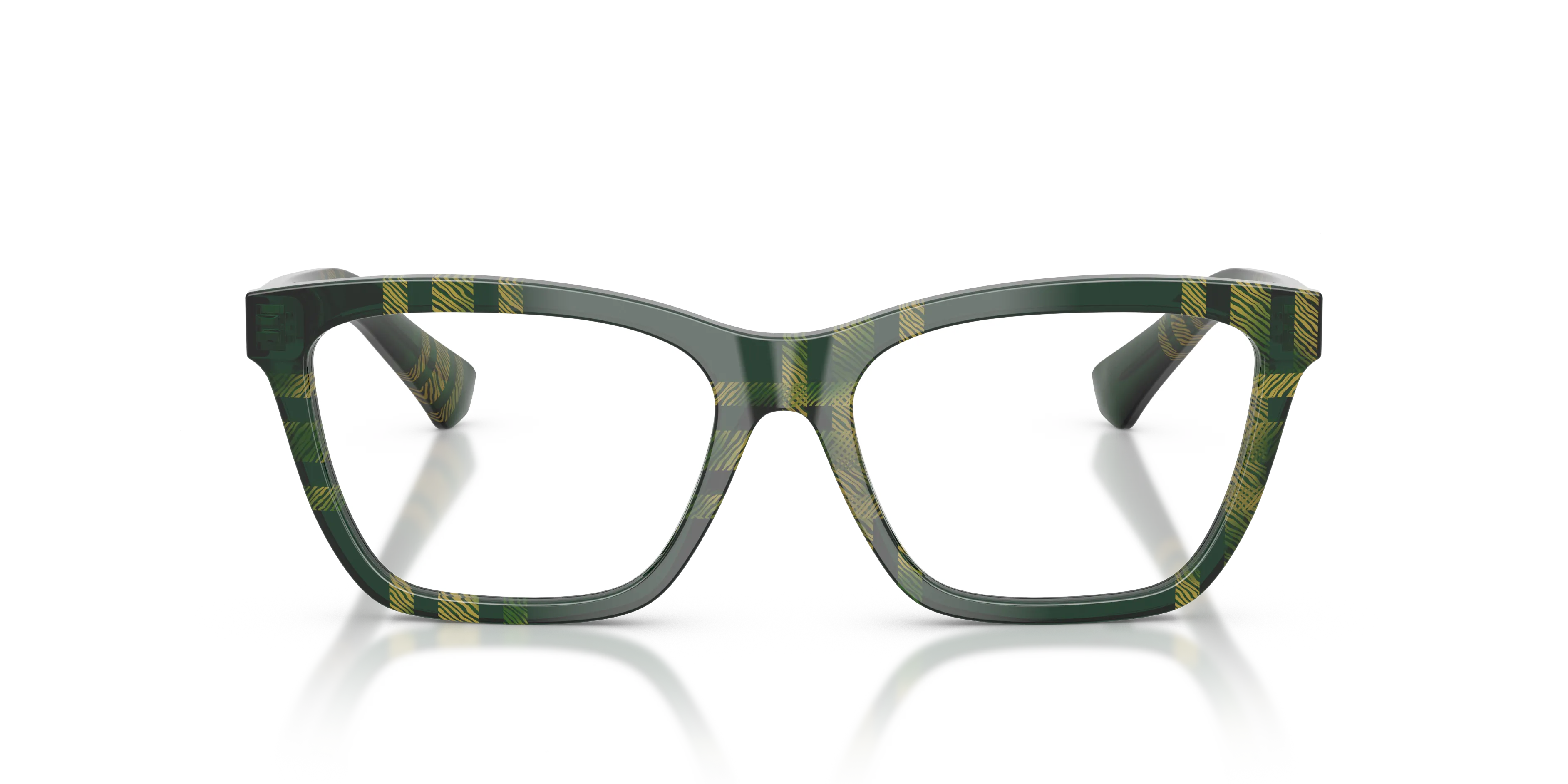 Burberry BE2440 4169 Montature da vista Acetato Verde Squadrata Normale - immagine 3