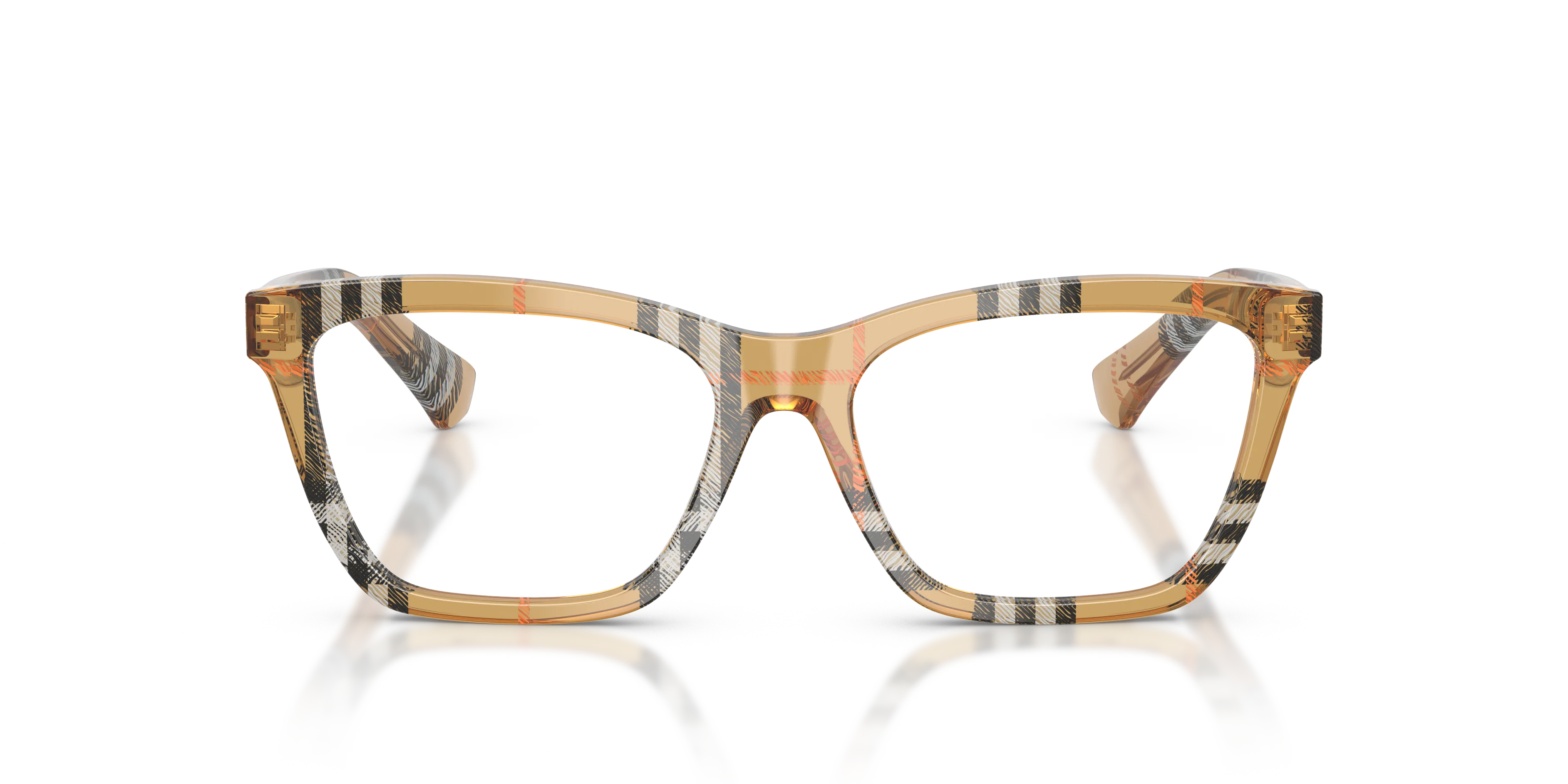 Burberry BE2440 4163 Montature da vista Acetato Marrone Squadrata Normale - immagine 3