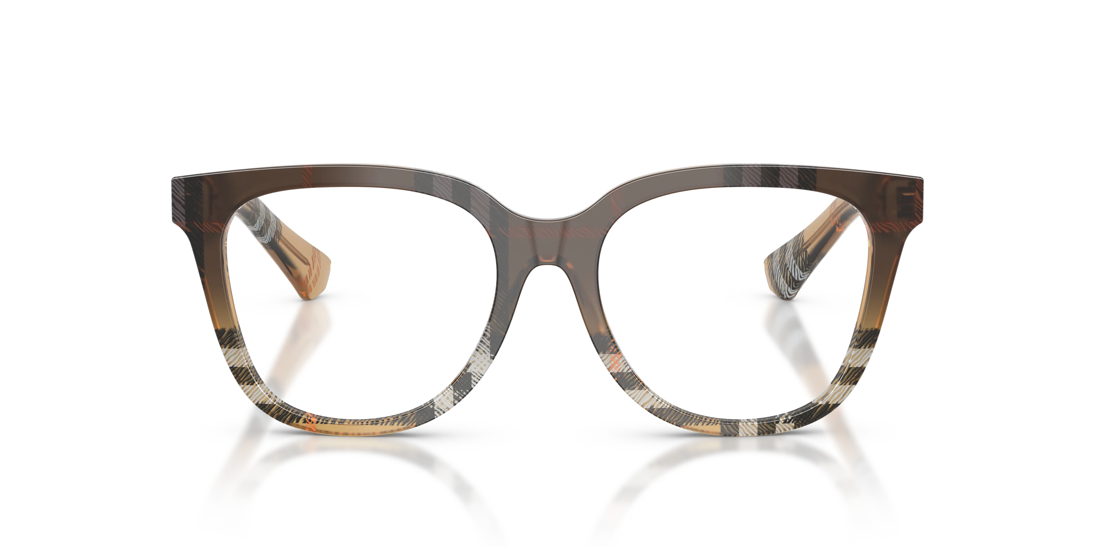 Burberry BE2439 4202 Montature da vista Acetato Marrone Pantos Normale - immagine 3