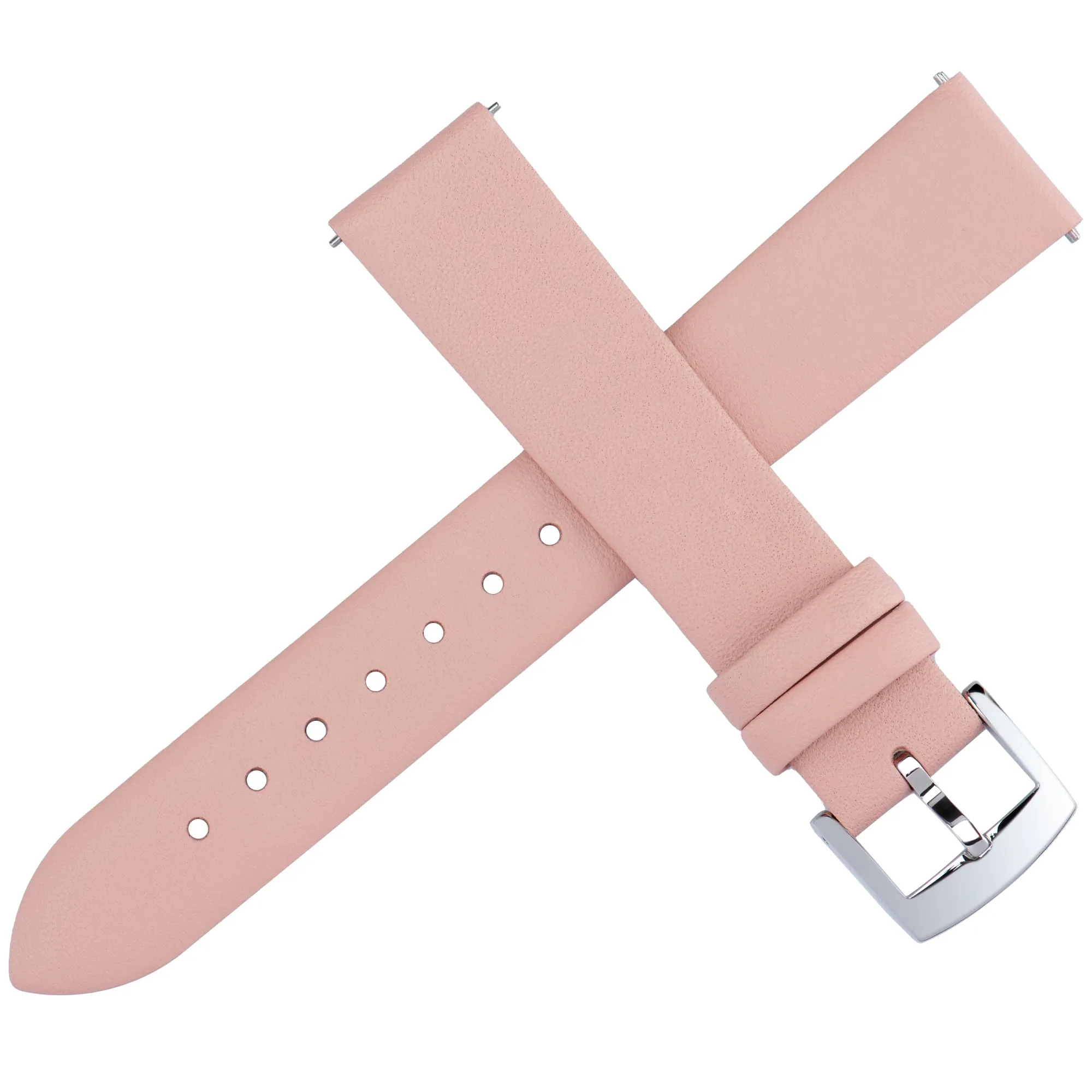 OTTOODY Cinturini Orologio in Pelle a Sgancio Rapido 12mm 14mm 16mm 18mm 20mm 22mm, Eleganti & Ultra Morbido Cinturini per Orologi in Pelle di Vitello Cinturino per Donne Uomini, Orologio e Smartwatch - immagine 2
