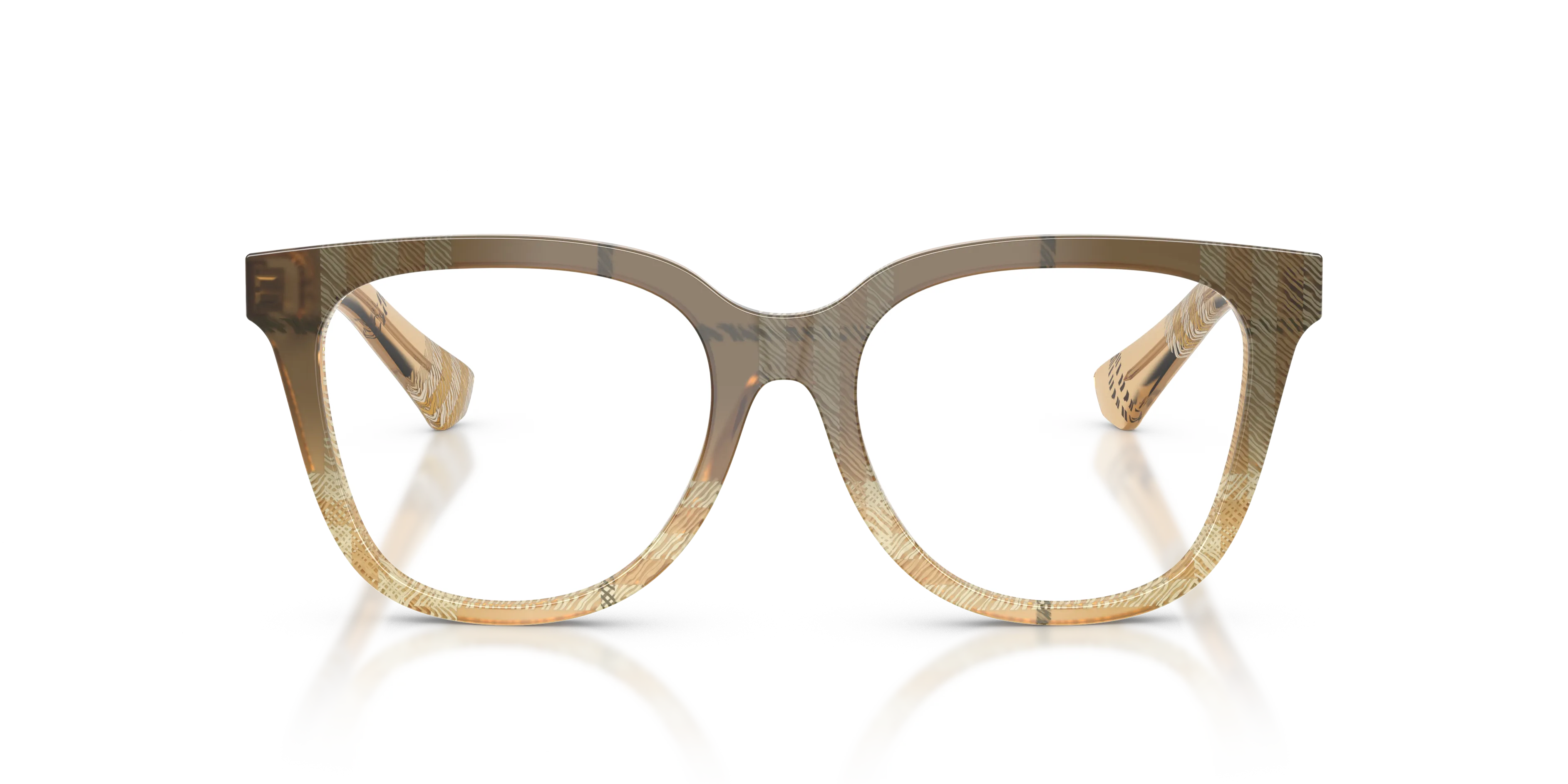 Burberry BE2439 4201 Montature da vista Acetato Marrone Pantos Normale - immagine 3