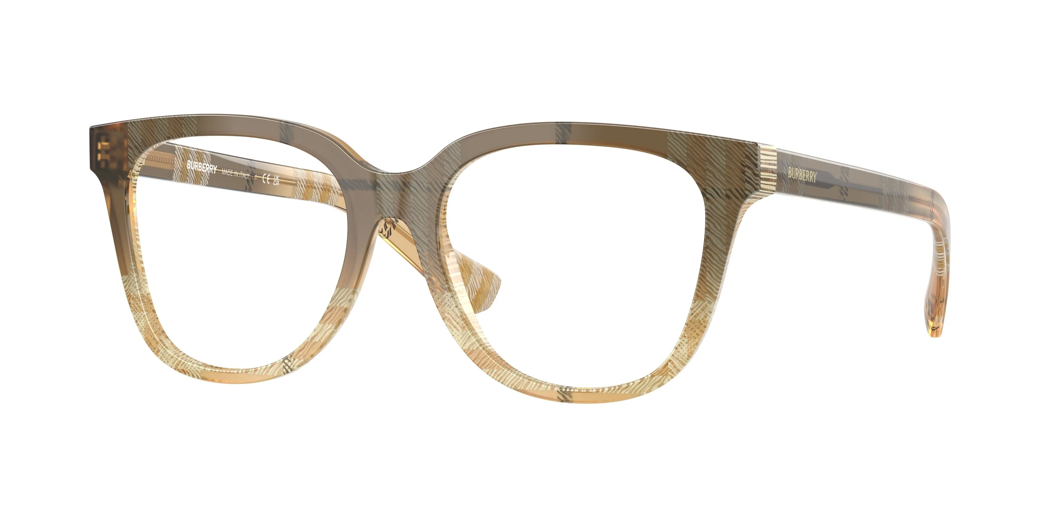 Burberry BE2439 4201 Montature da vista Acetato Marrone Pantos Normale - immagine 1