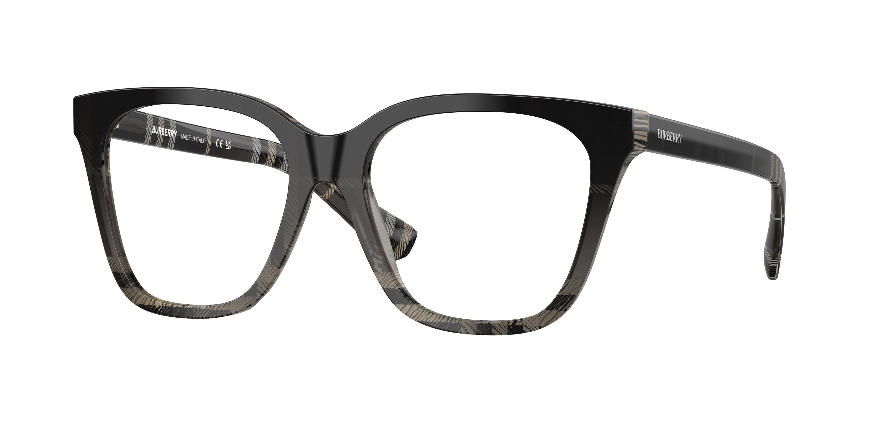 Burberry BE2438 4200 Montature da vista Acetato Grigio Squadrata Normale - immagine 1