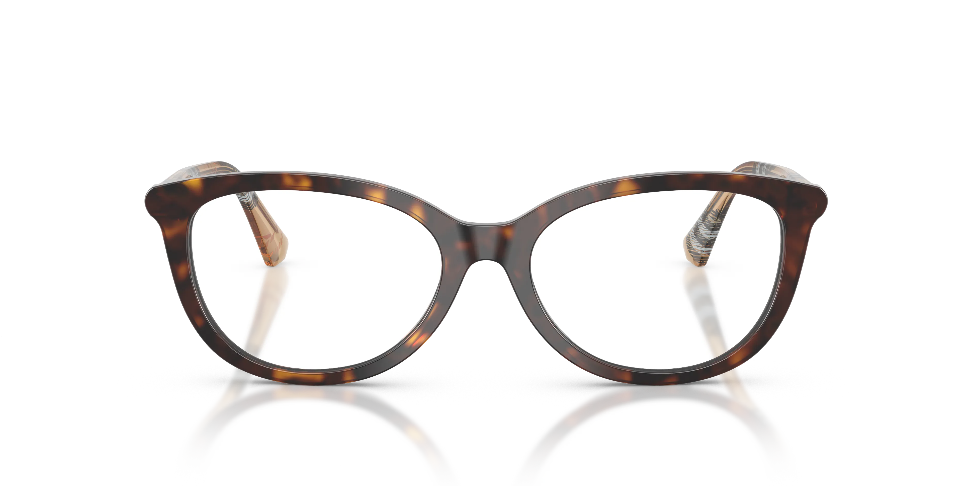 Burberry BE2431 4216 Montature da vista Acetato Marrone Cat Eye Normale - immagine 3