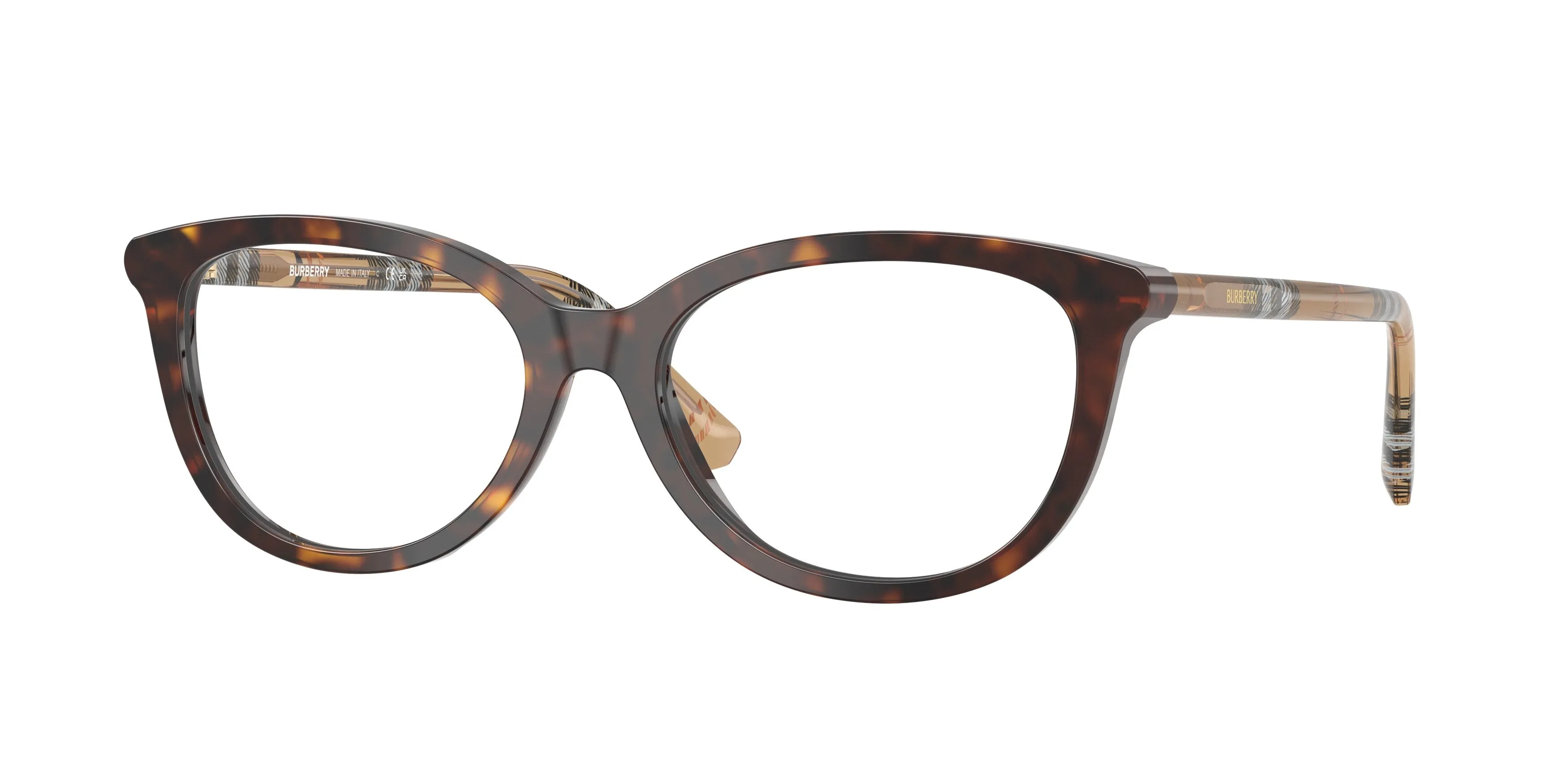 Burberry BE2431 4216 Montature da vista Acetato Marrone Cat Eye Normale - immagine 1