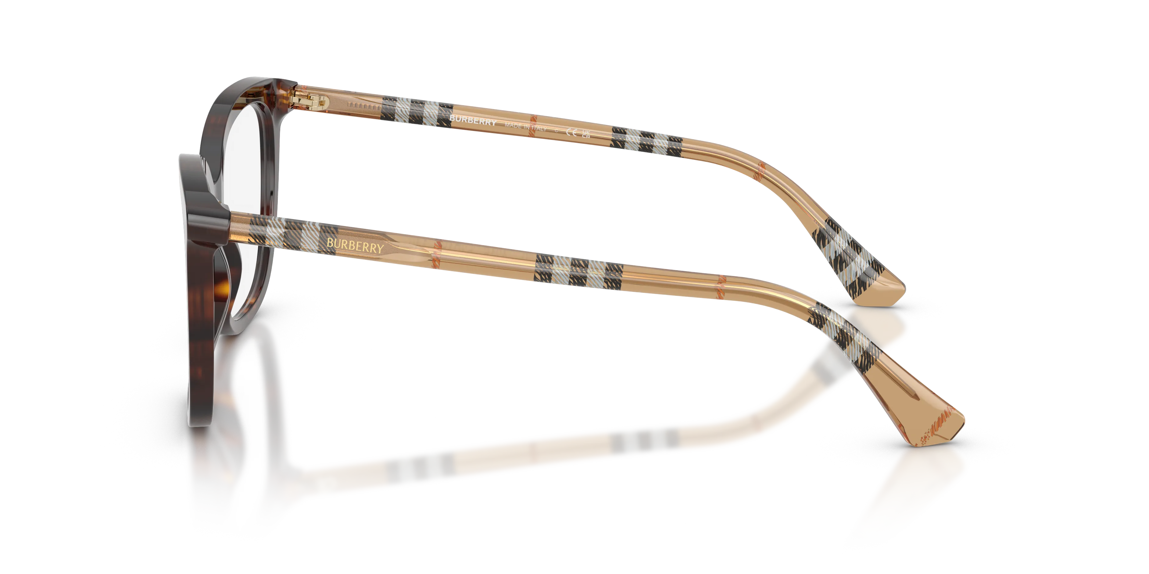 Burberry BE2430 4216 Montature da vista Acetato Marrone Squadrata Normale - immagine 4