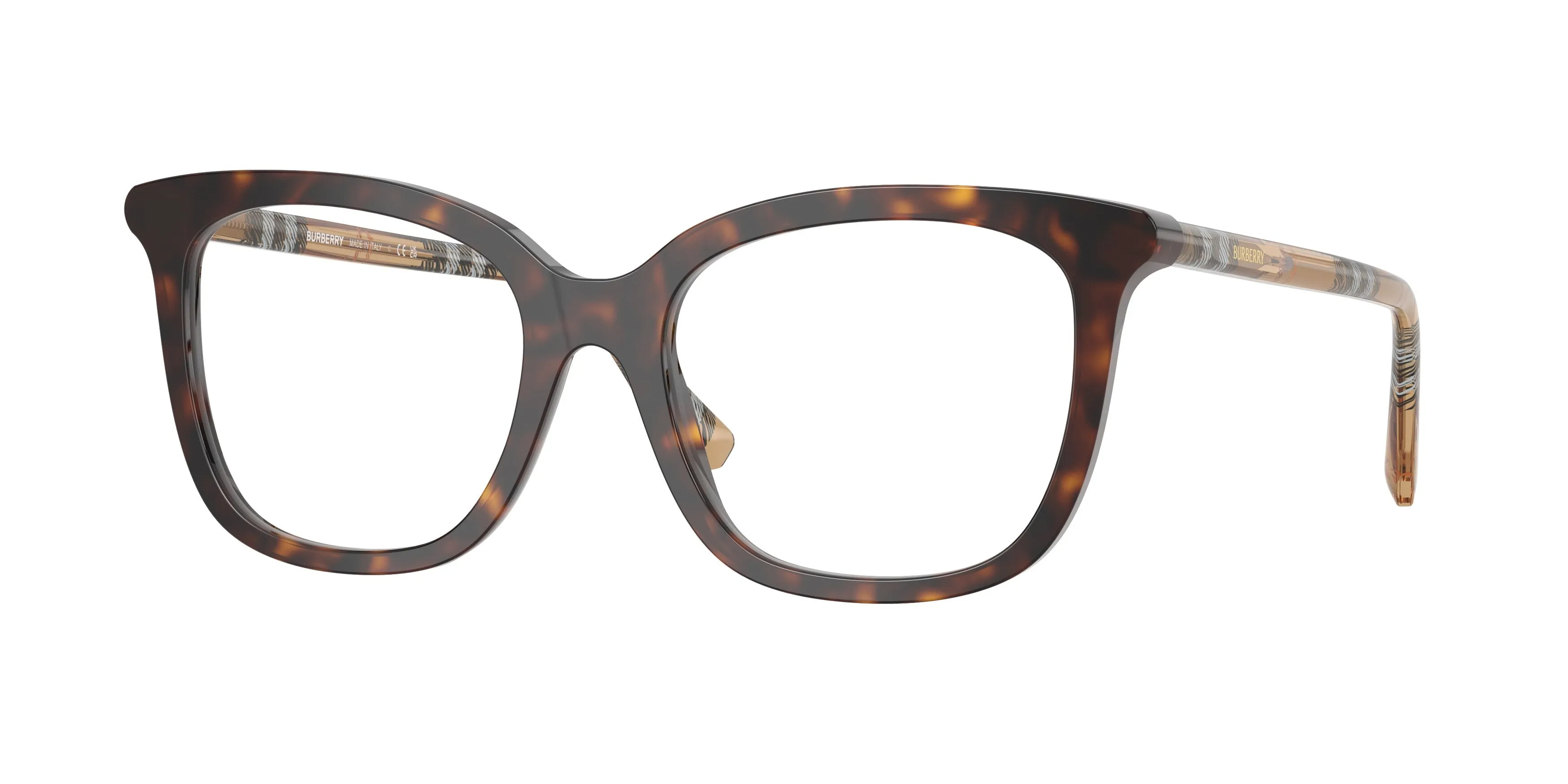 Burberry BE2430 4216 Montature da vista Acetato Marrone Squadrata Normale - immagine 1
