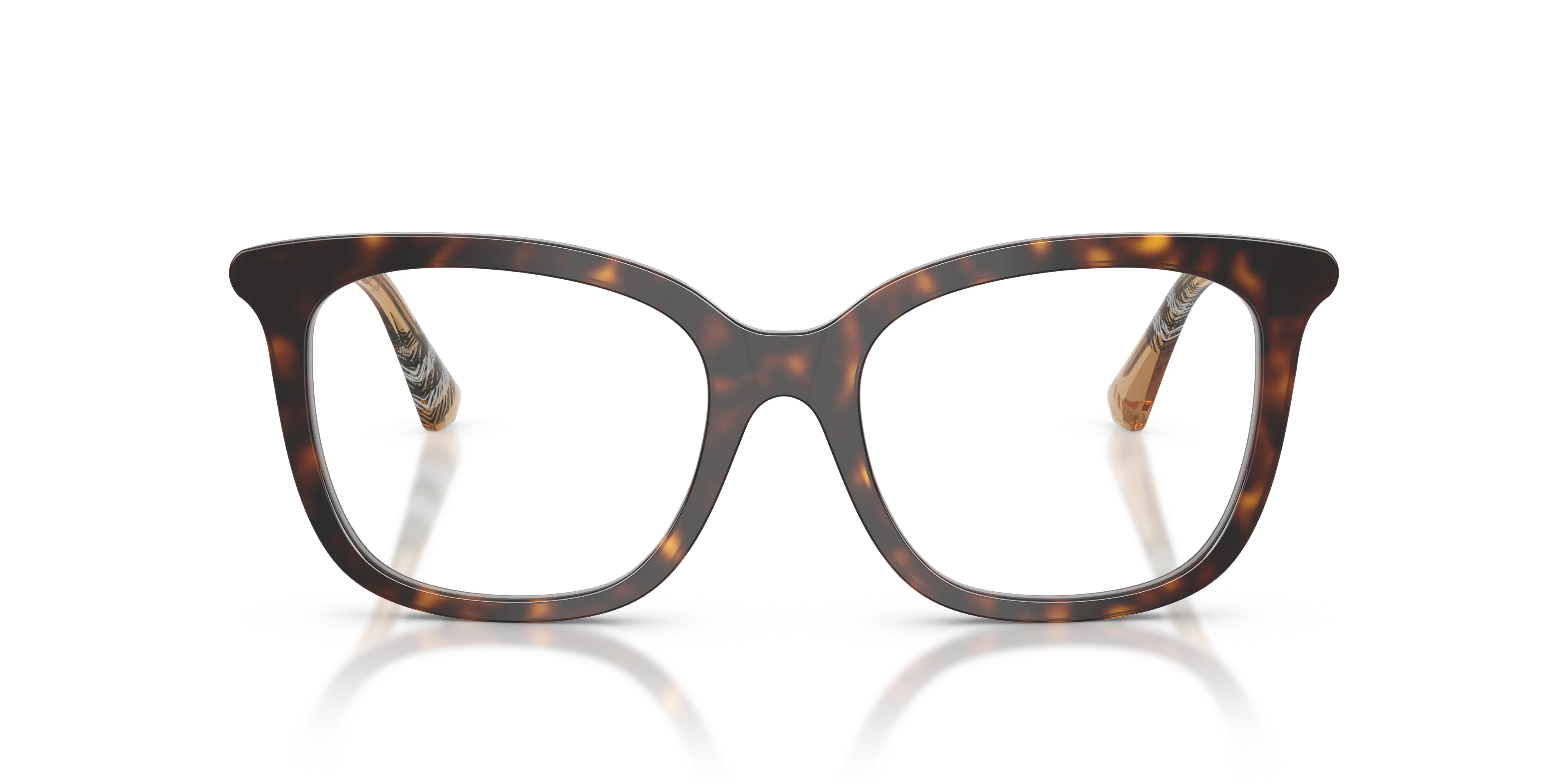 Burberry BE2430 4216 Montature da vista Acetato Marrone Squadrata Normale - immagine 3