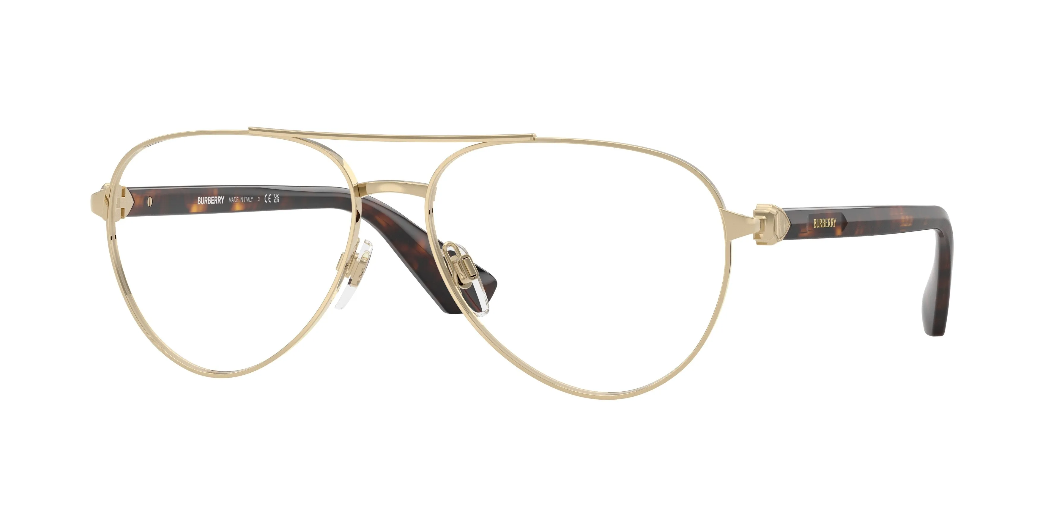 Burberry BE1397 1109 Montature da vista Metallo Oro Pilot Normale - immagine 1