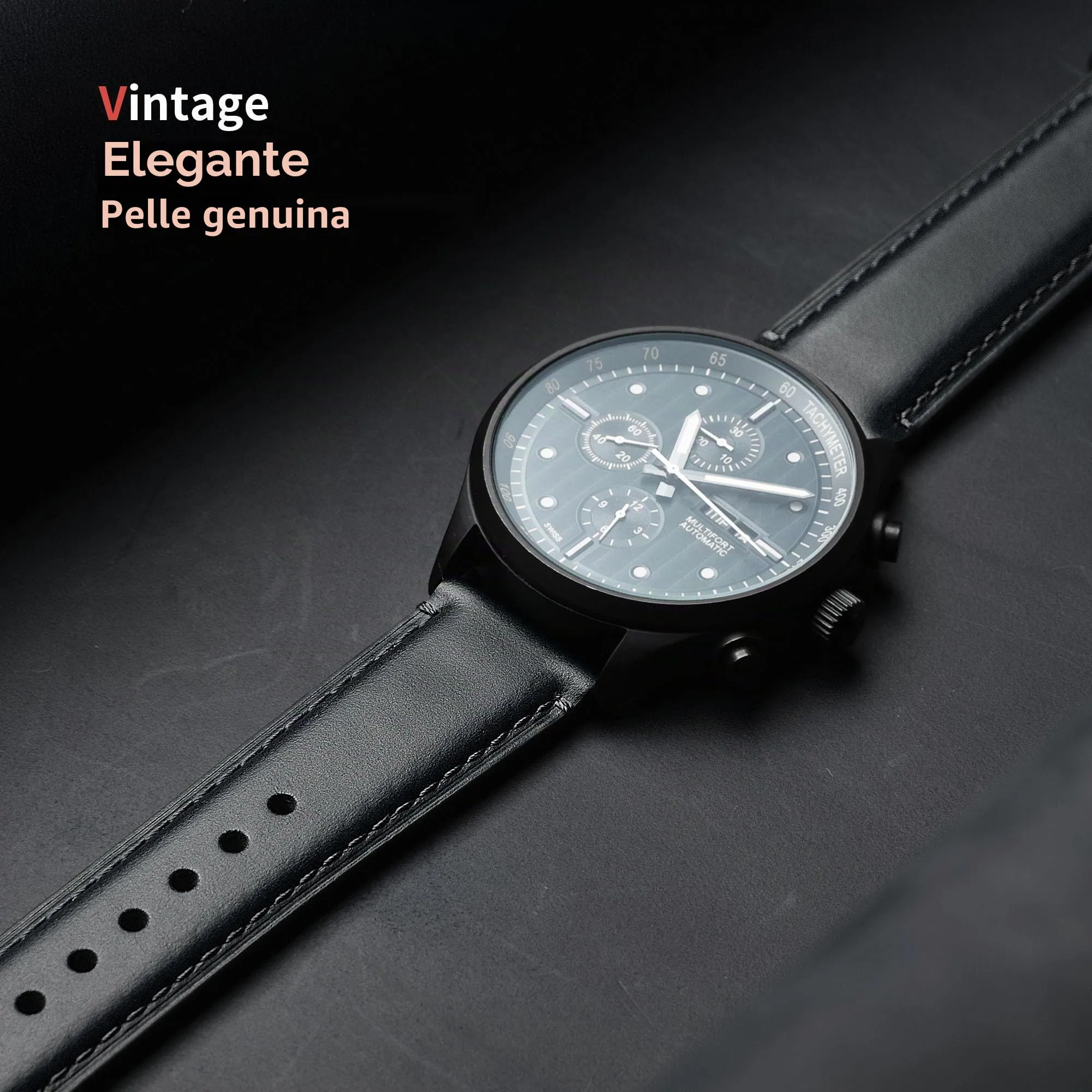 Fullmosa Cinturino in Pelle 18mm 19mm 20mm 21mm 22mm 23mm 24mm 26mm - immagine 3
