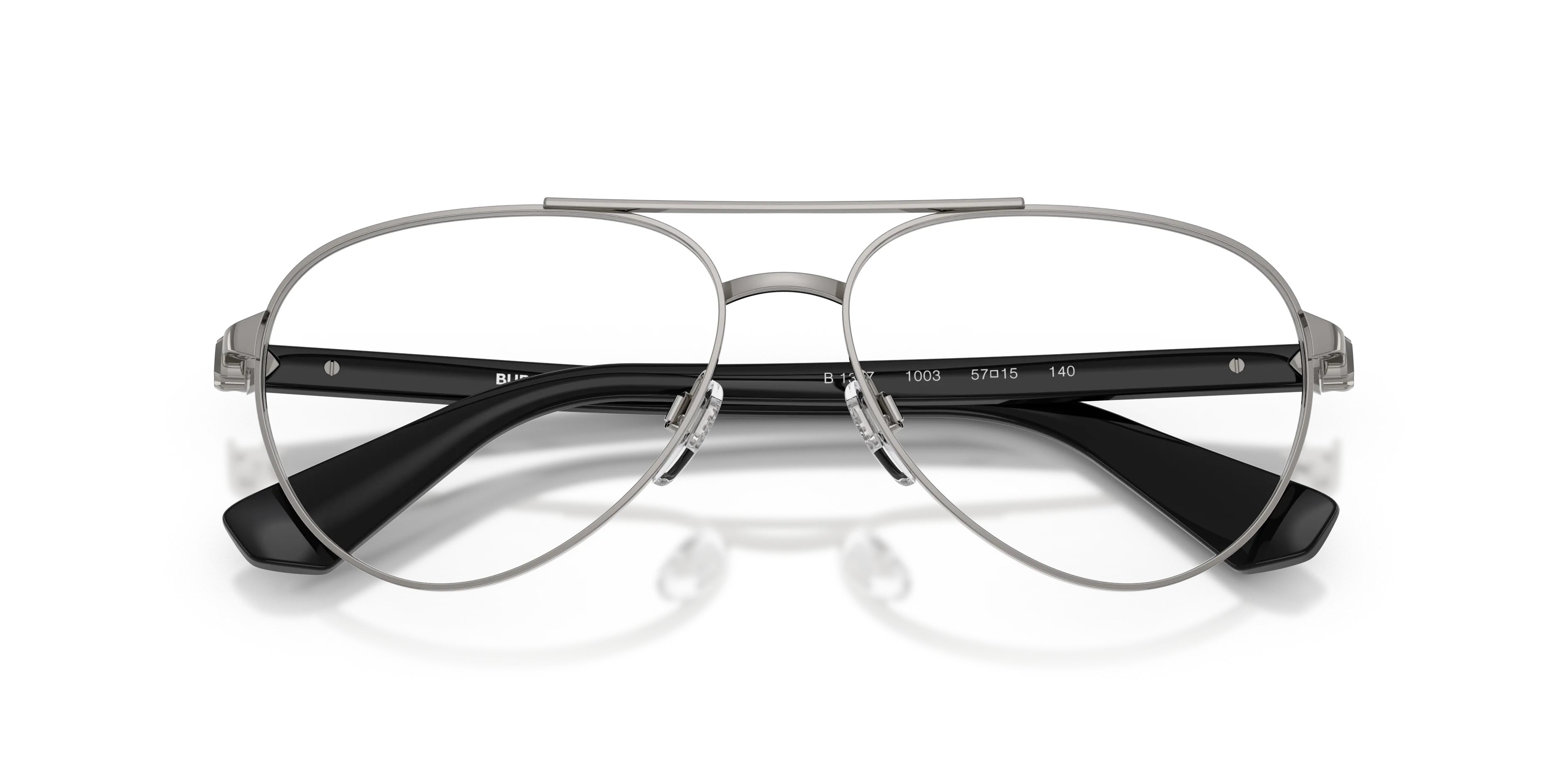 Burberry BE1397 1003 Montature da vista Metallo Grigio Pilot Normale - immagine 2