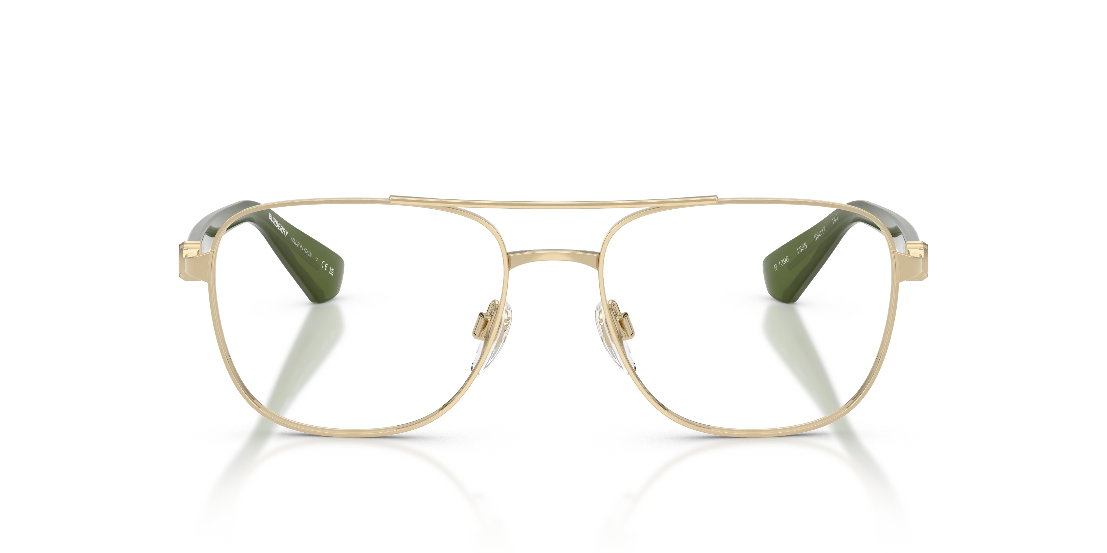 Burberry BE1396 1358 Montature da vista Metallo Oro Pilot Normale - immagine 3