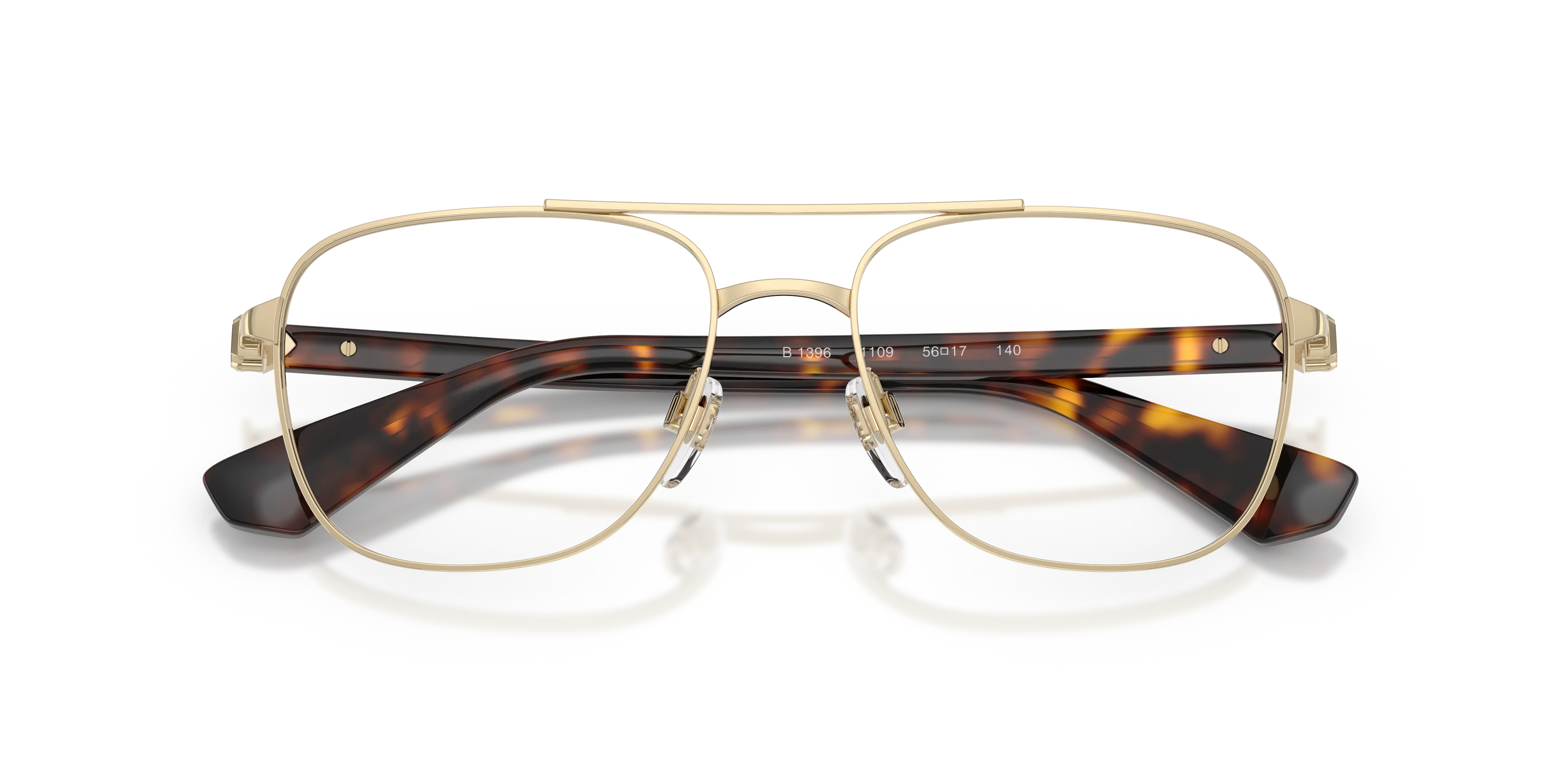 Burberry BE1396 1109 Montature da vista Metallo Oro Pilot Normale - immagine 2