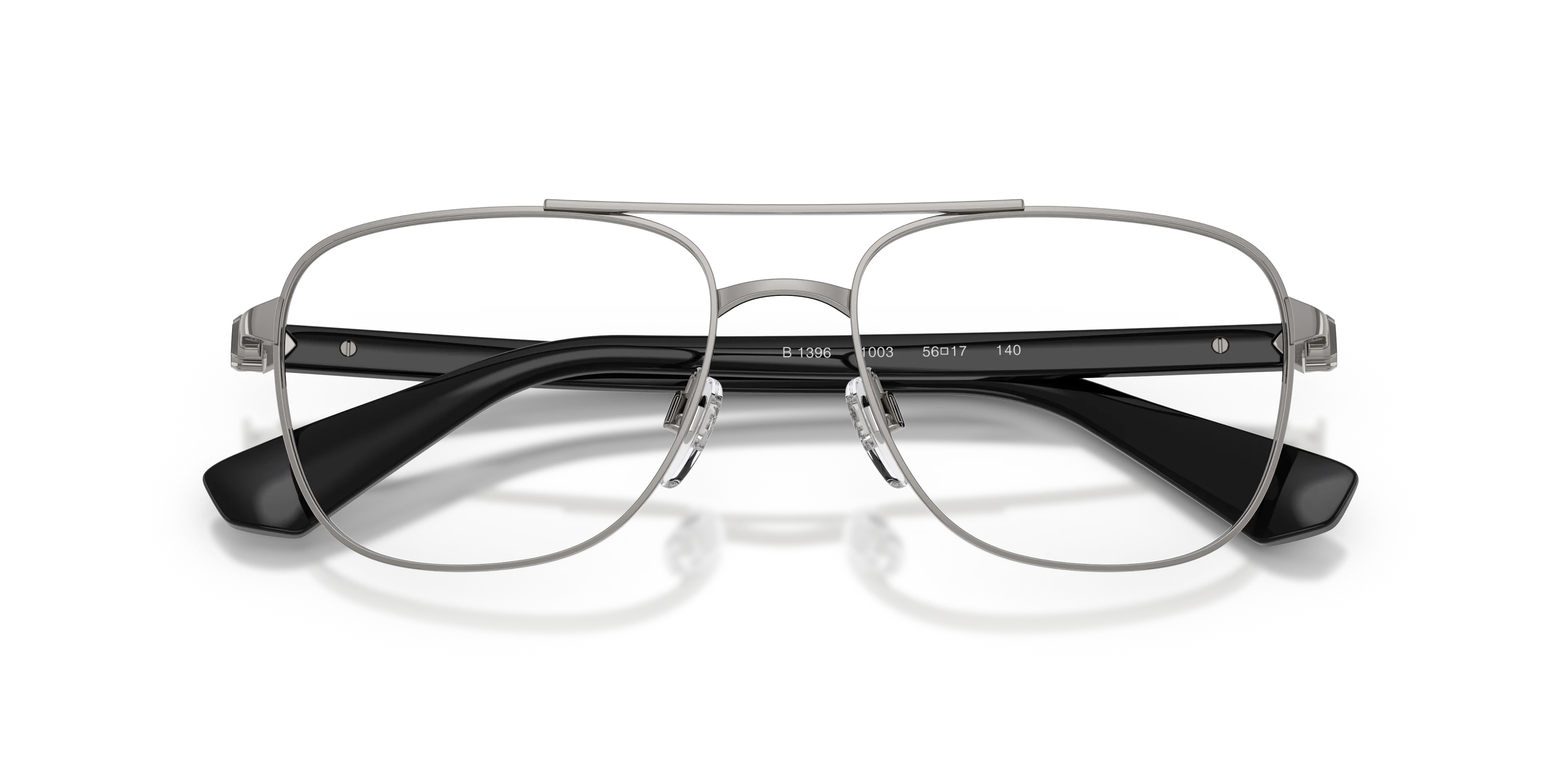 Burberry BE1396 1003 Montature da vista Metallo Grigio Pilot Normale - immagine 2