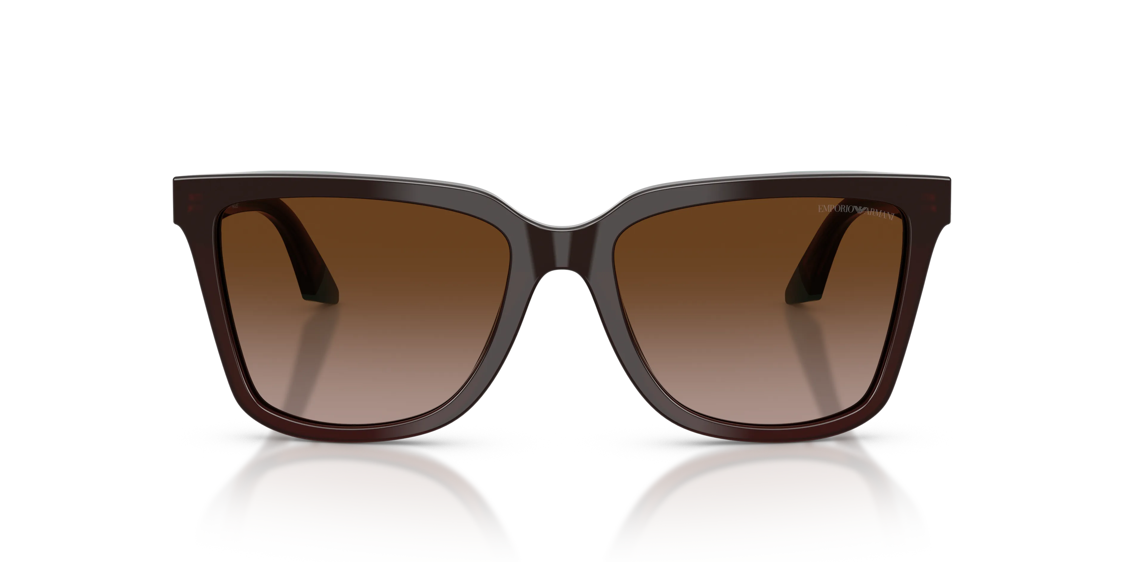 Emporio Armani EA4261 631813 Occhiali da sole Acetato Marrone Marrone Geometrica Normale Sfumato - immagine 3