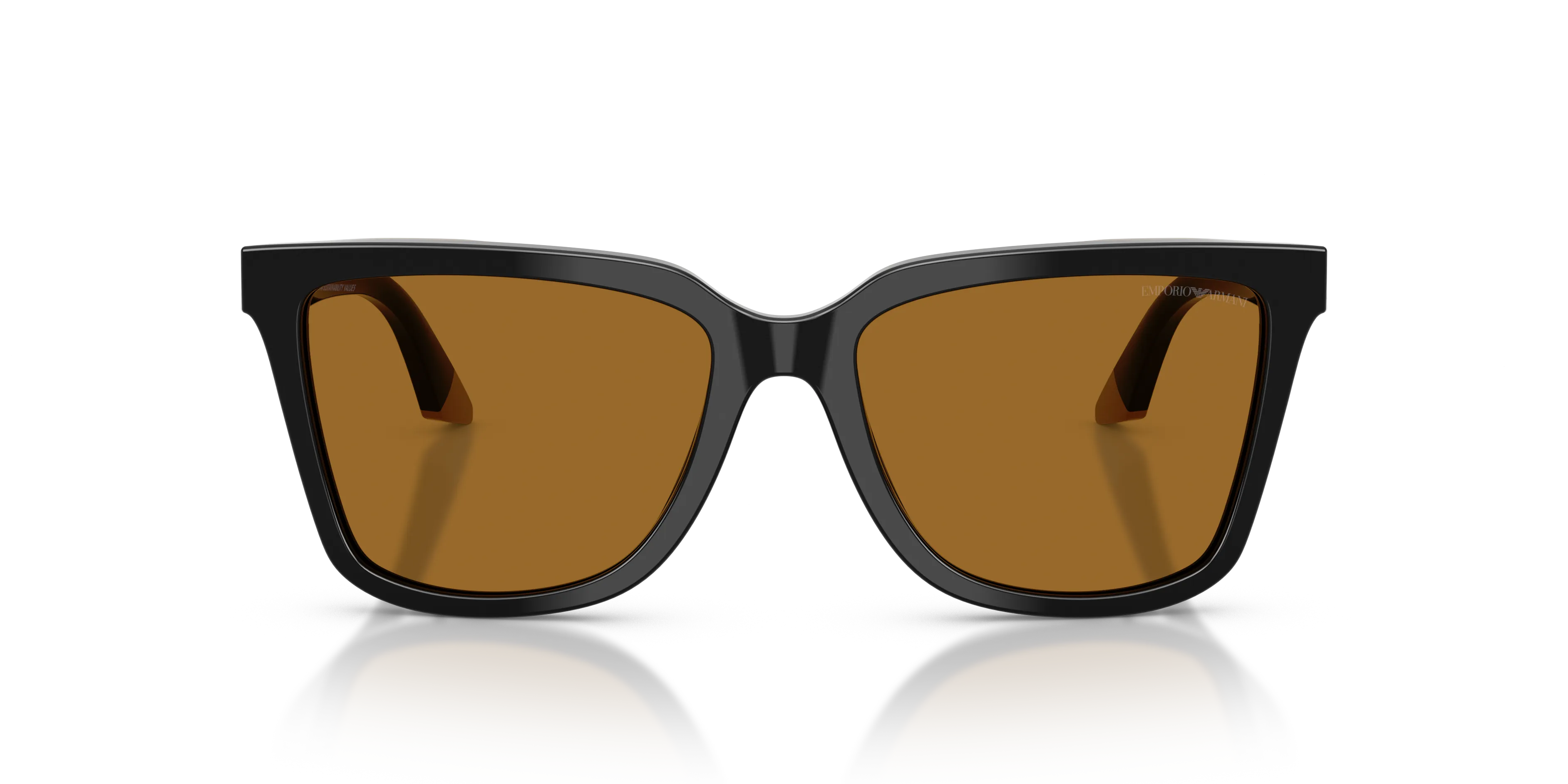 Emporio Armani EA4261 631383 Occhiali da sole Acetato Nero [""] Geometrica Polarizzata - immagine 3