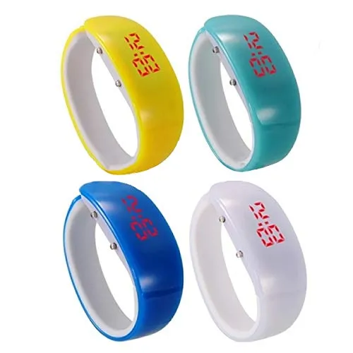 OROLOGIO plastica LED Orologio Sport Digitale Impermeabile polso novità - immagine 2