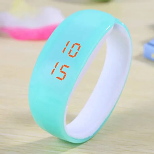 OROLOGIO plastica LED Orologio Sport Digitale Impermeabile polso novità - immagine 6