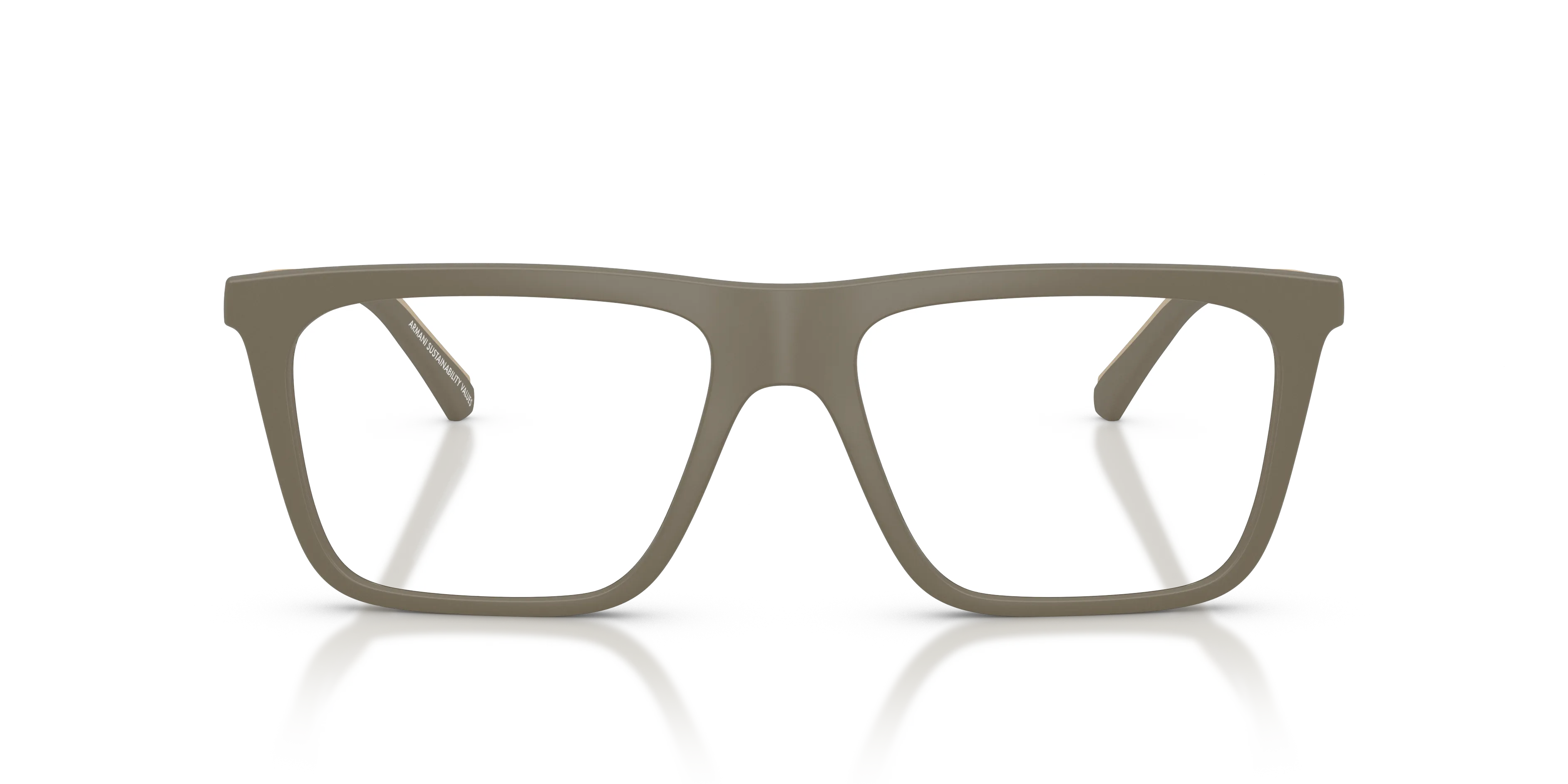 Emporio Armani EA4258 54371W Occhiali da sole Iniettato Marrone Trasparente Squadrata Normale - immagine 3