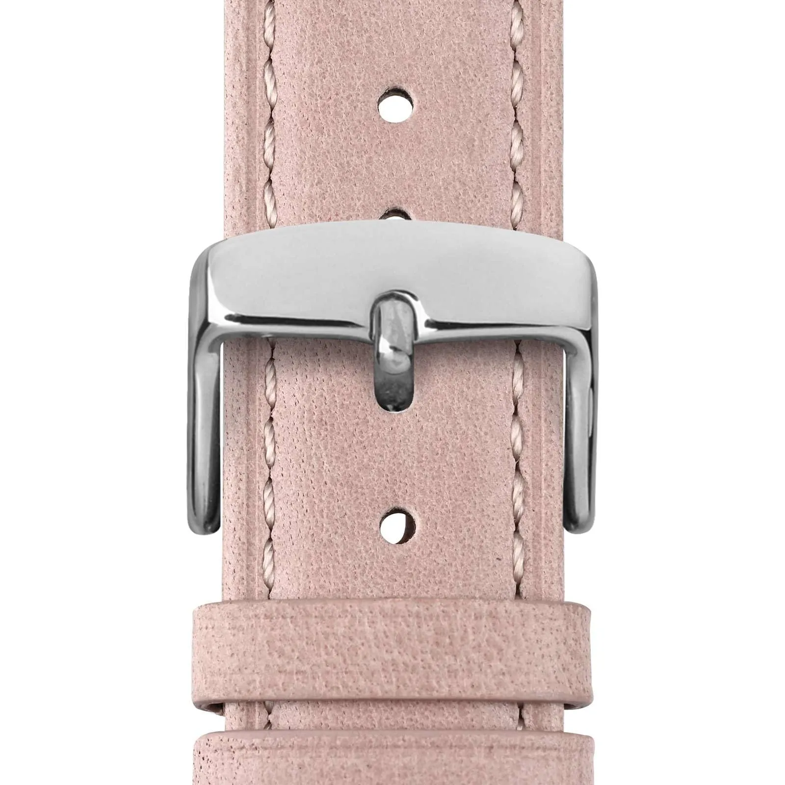 WOCCI 16mm Vintage Cinturino Orologio in Pelle con Fibbia Argento, Cinturino di Ricambio (Rosa) - immagine 9