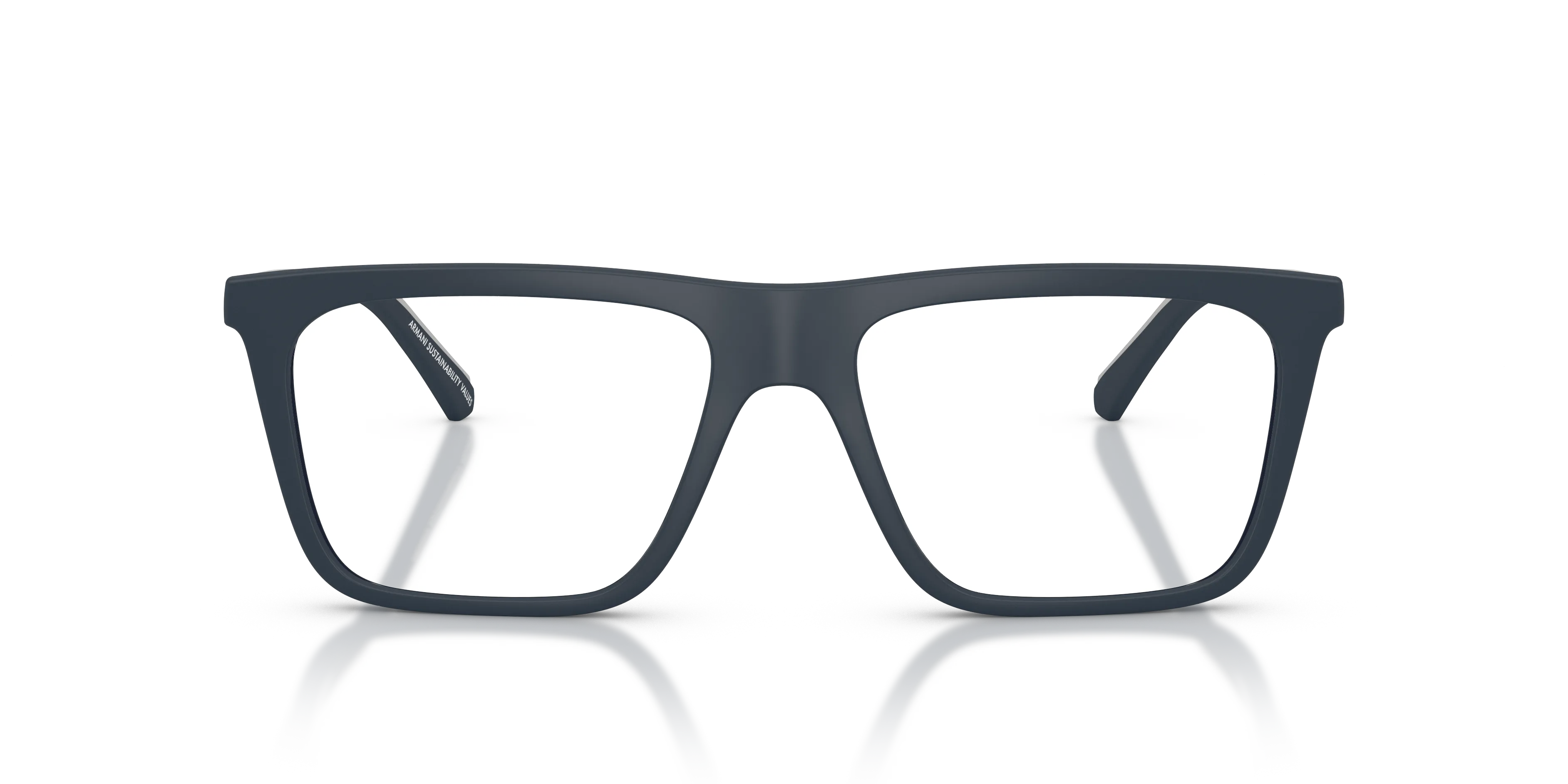 Emporio Armani EA4258 50881W Occhiali da sole Iniettato Blu Trasparente Squadrata Normale - immagine 3