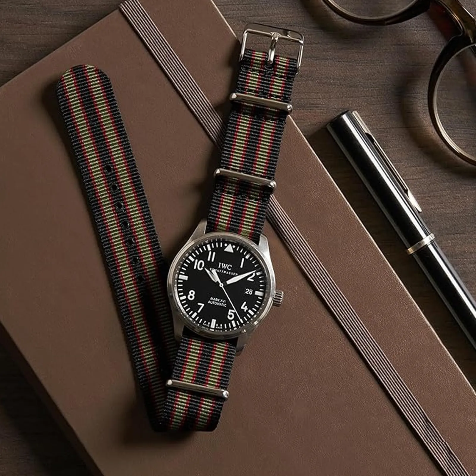 Natos.com - Cinturino NATO per Orologio in Nylon Militare G10, Uomo e Donna, Fibbia in Acciaio Inossidabile - 18mm 20mm 22mm - immagine 5