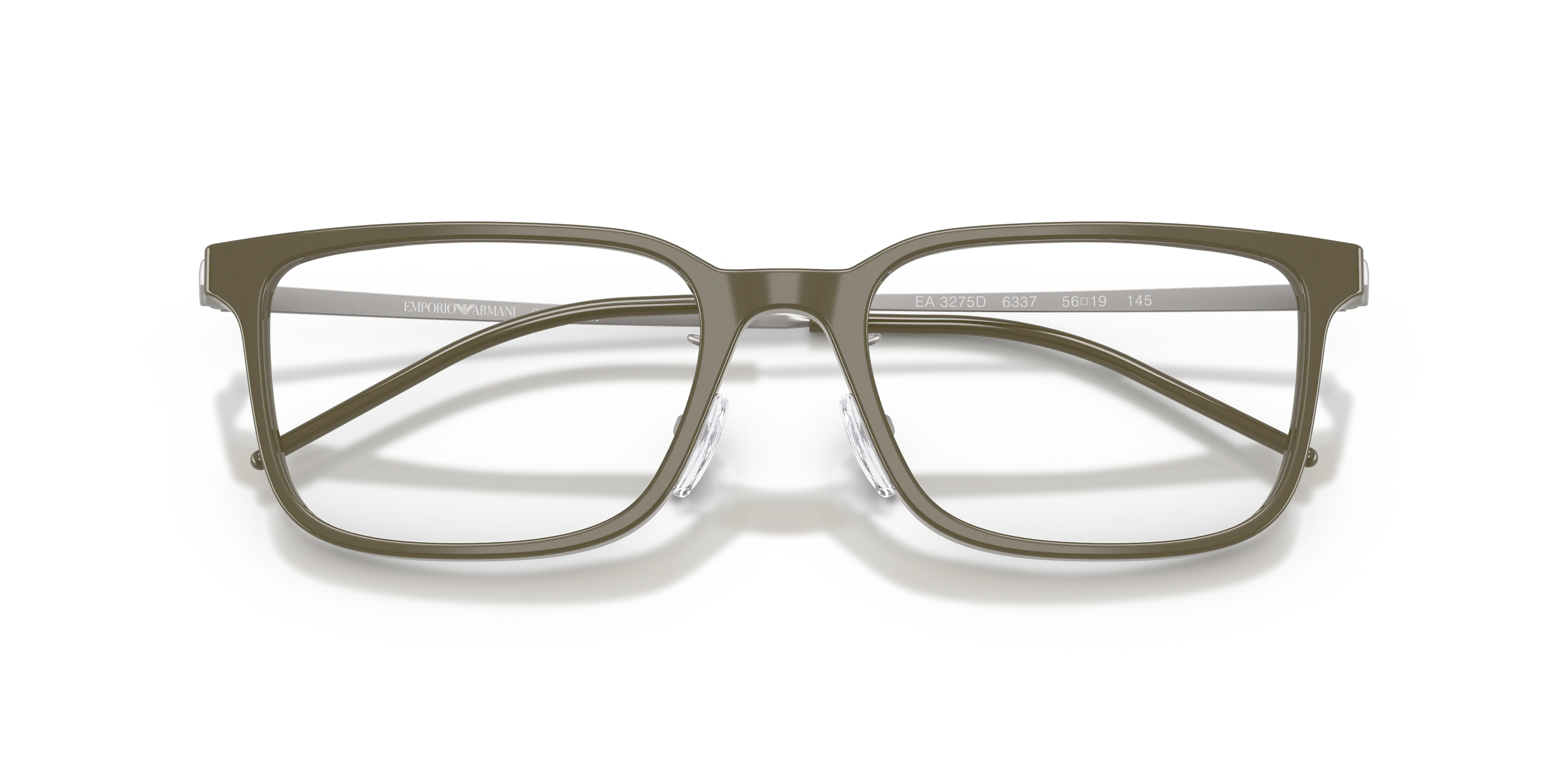 Emporio Armani EA3275D 6337 Montature da vista Acetato Verde Squadrata Normale - immagine 2