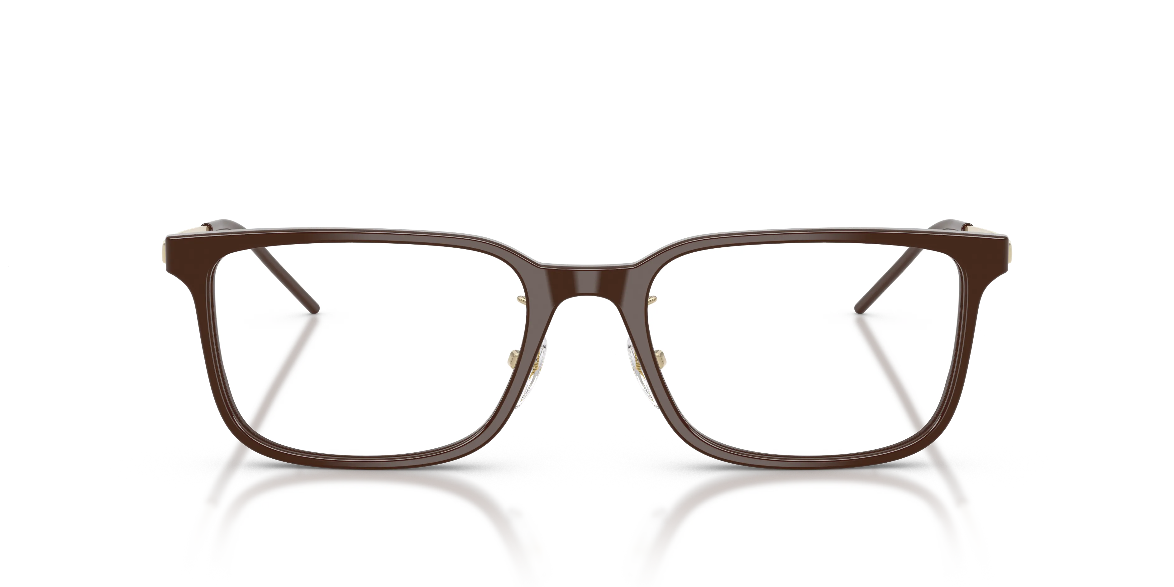 Emporio Armani EA3275D 6336 Montature da vista Acetato Marrone Squadrata Normale - immagine 3