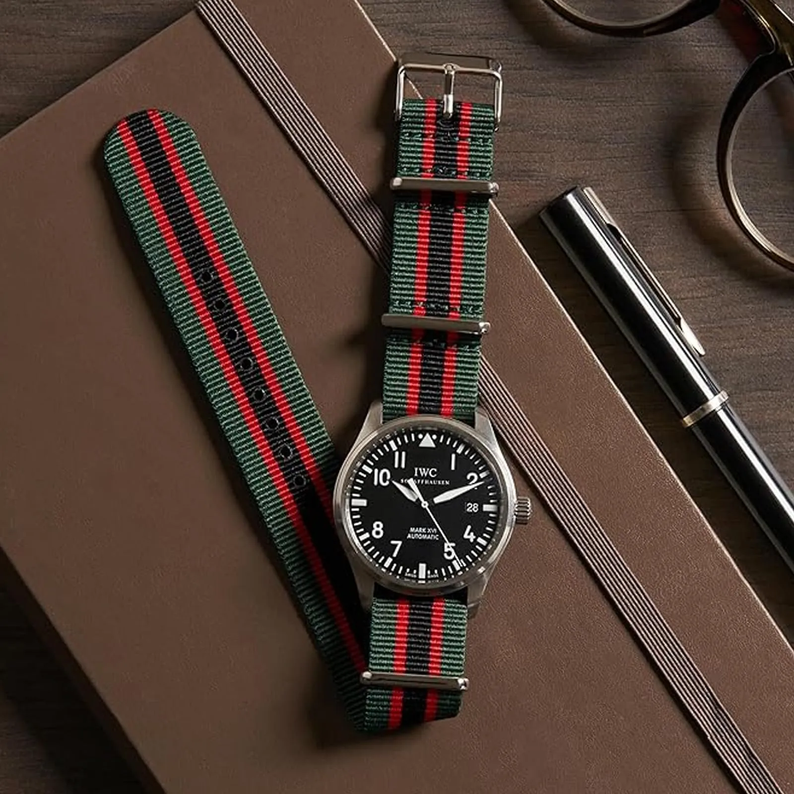 Natos.com - Cinturino NATO per Orologio in Nylon Militare G10, Uomo e Donna, Fibbia in Acciaio Inossidabile - 18mm 20mm 22mm - immagine 5