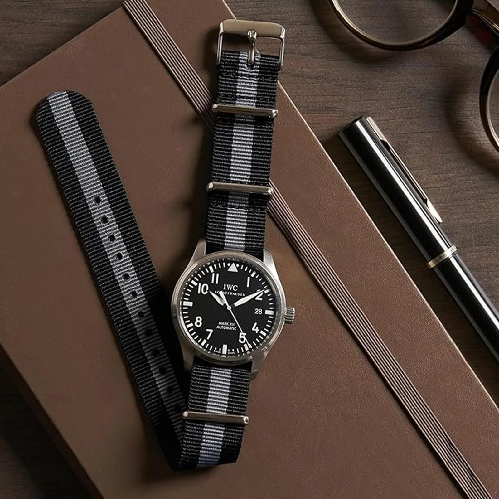 Natos.com - Cinturino NATO per Orologio in Nylon Militare G10, Uomo e Donna, Fibbia in Acciaio Inossidabile - 18mm 20mm - immagine 5
