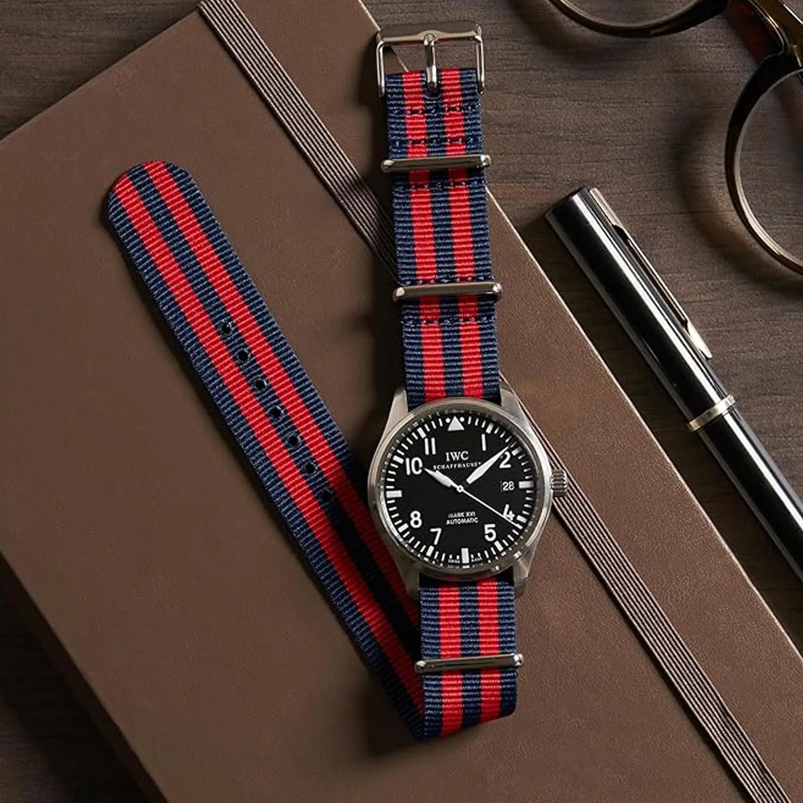 Natos.com - Cinturino NATO per Orologio in Nylon Militare G10, Uomo e Donna, Fibbia in Acciaio Inossidabile - 18mm 20mm 22mm - immagine 5