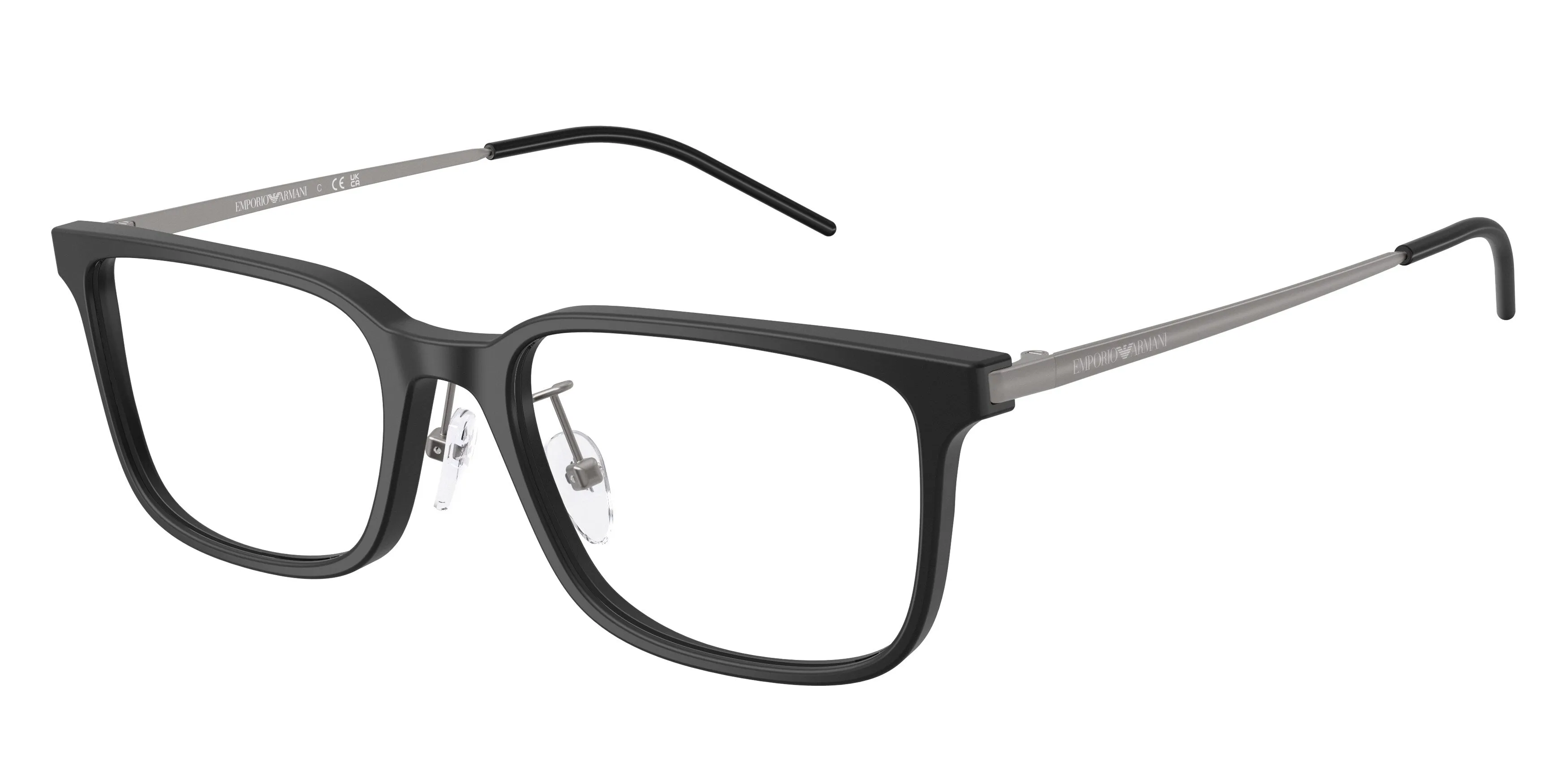 Emporio Armani EA3275D 5001 Montature da vista Acetato Nero Squadrata Normale - immagine 1