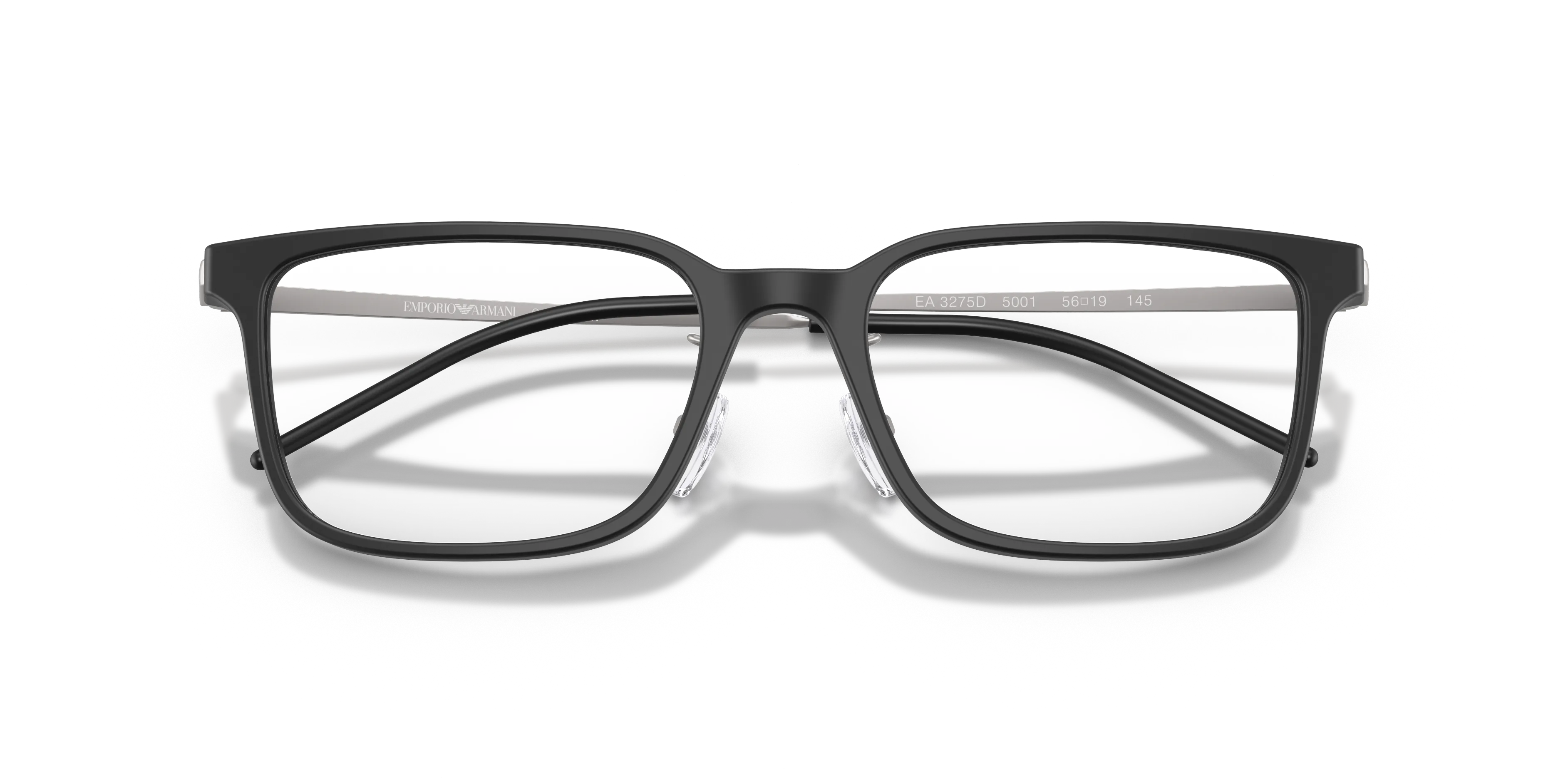 Emporio Armani EA3275D 5001 Montature da vista Acetato Nero Squadrata Normale - immagine 2